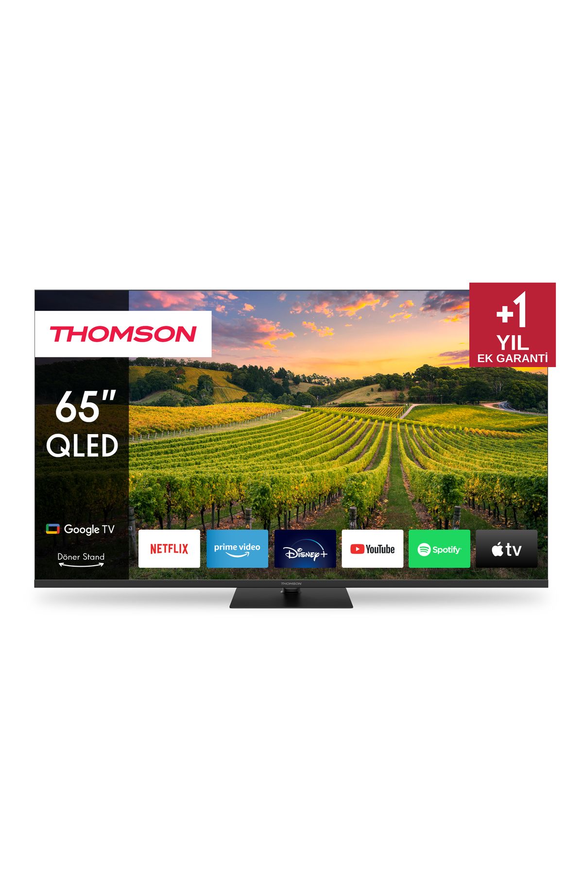 THOMSON 65QG5C14 65 inç 164 Ekran Uydu Alıcılı Ultra HD 4K Google Smart QLED TV