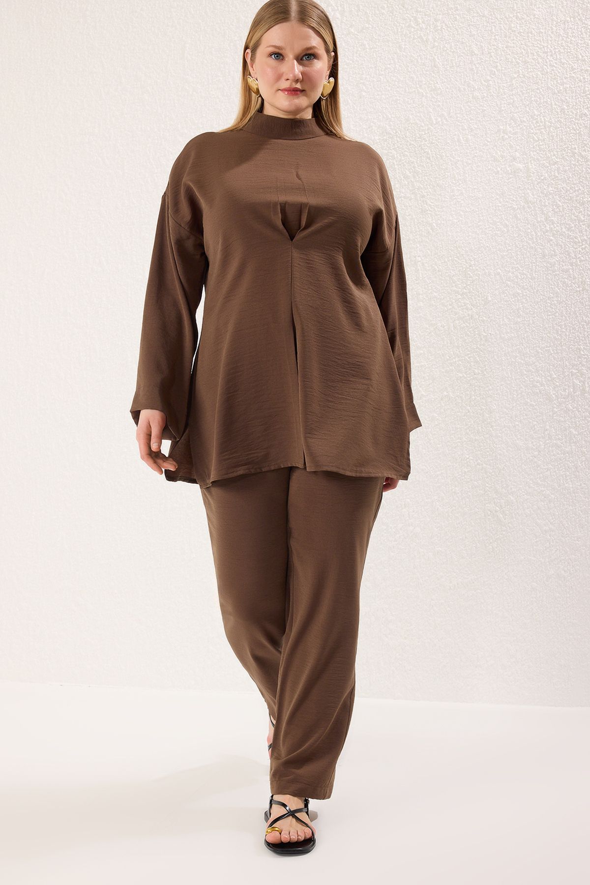 trendyol-modest-womens-grey-straight-long-cas