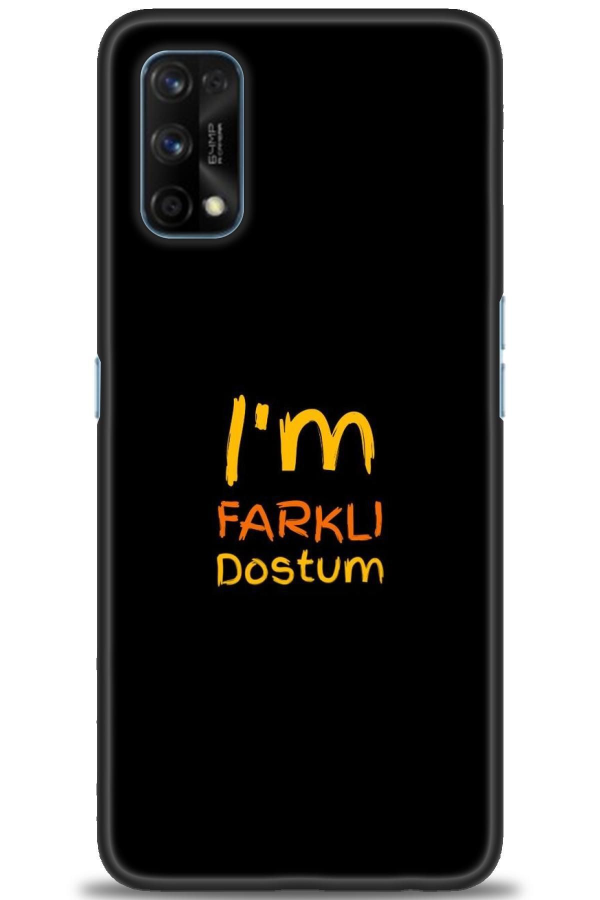 realme 7 Pro İle Uyumlu HD Baskılı Desenli Silikon Kılıf - 1075