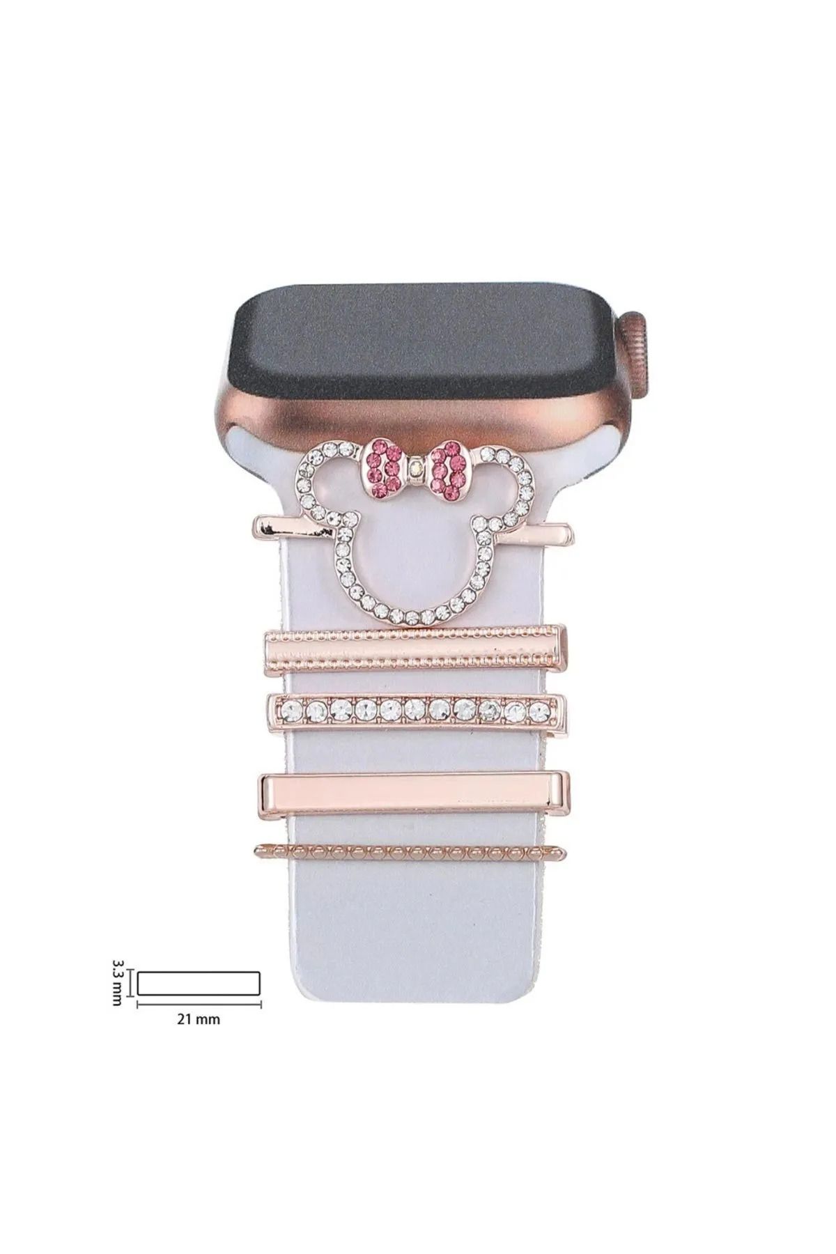Grc Accessory Apple Watch Uyumlu Akıllı Saat Kordon Süsü Charm Kayış Aksesuarı Universal Tüm Seri Uyumlu