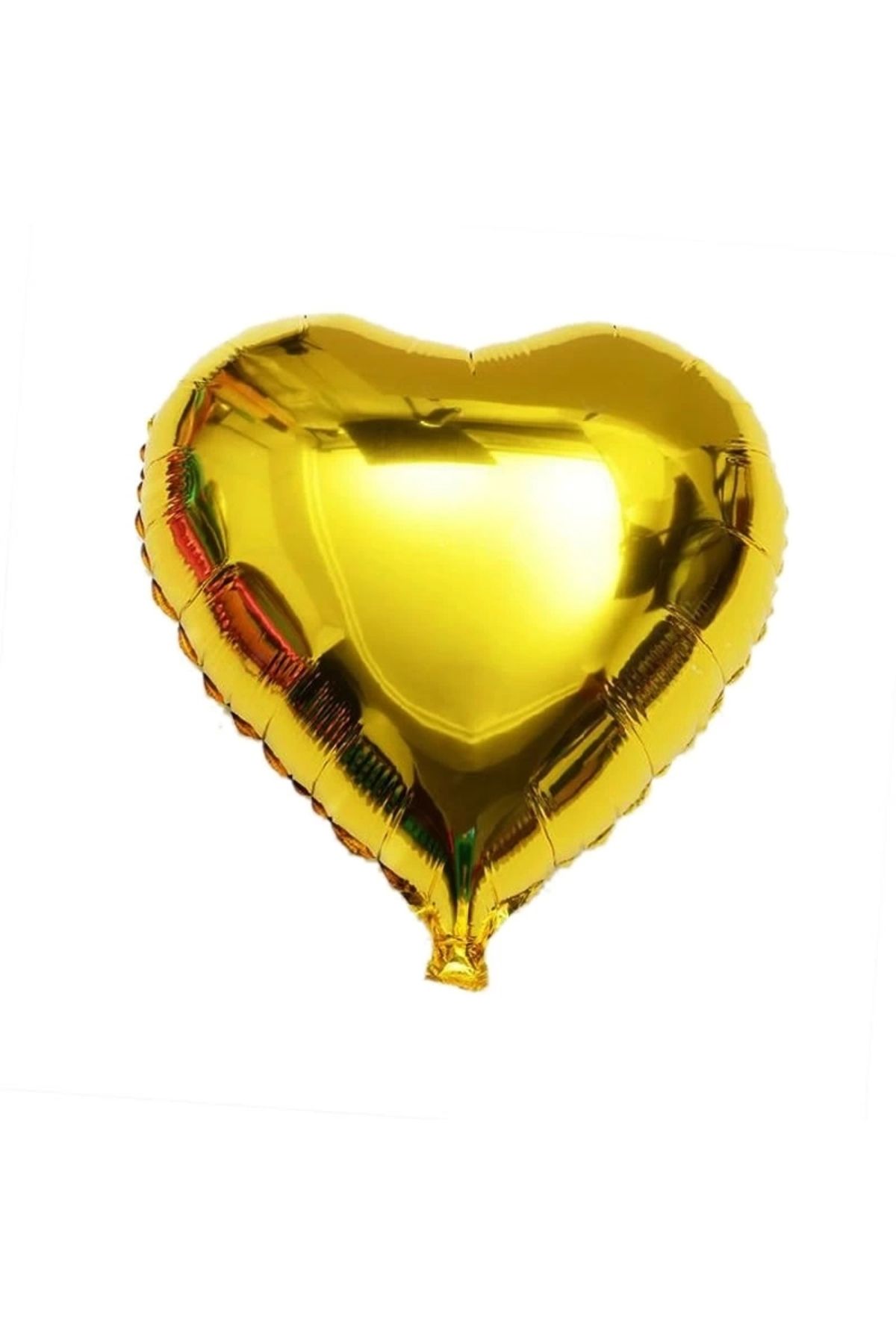 YNT İthalat Kalp Balon Folyo Sarı 60 Cm 24 İnç