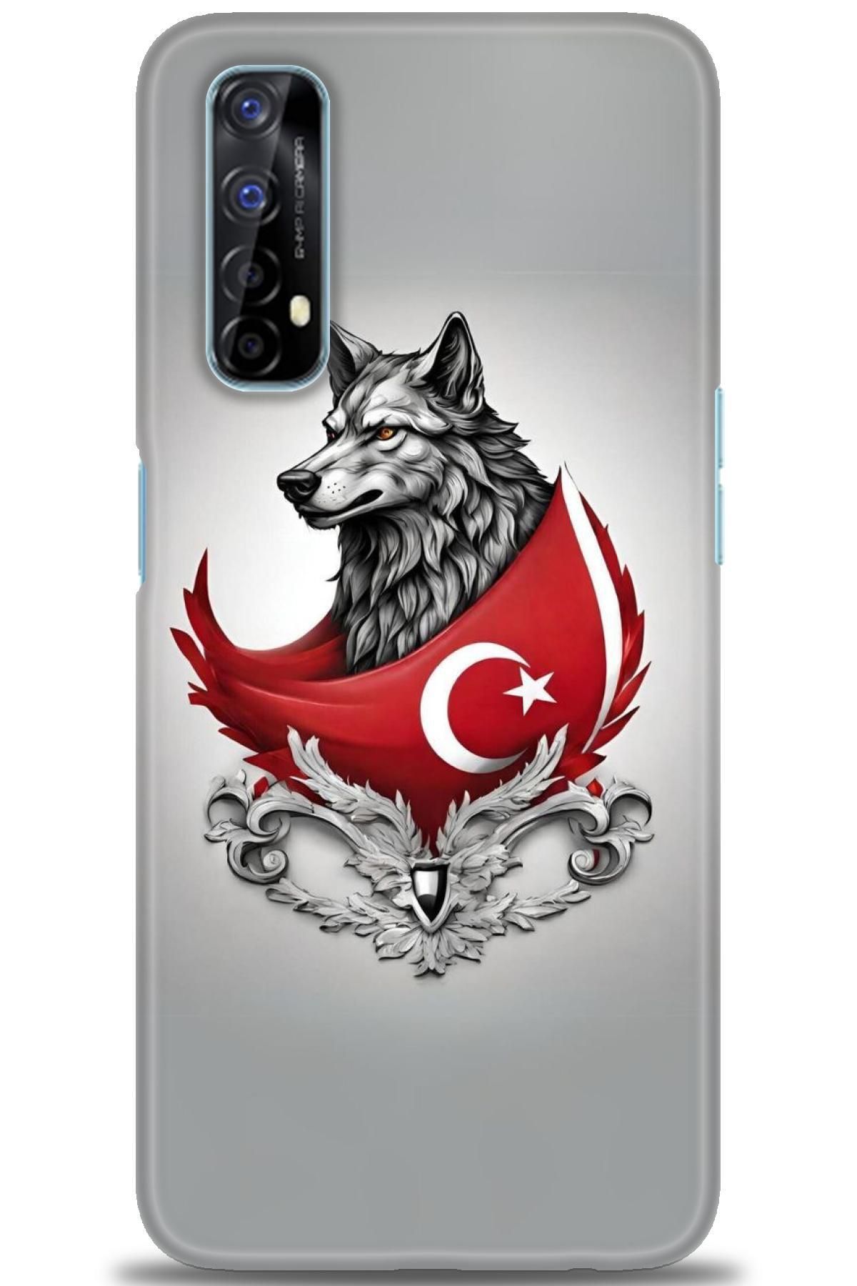 realme 7 İle Uyumlu HD Baskılı Desenli Silikon Kılıf - 1067
