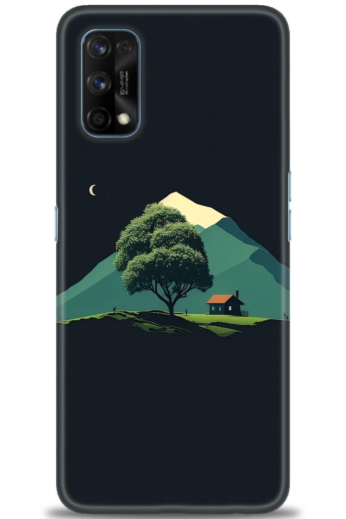 realme 7 Pro İle Uyumlu HD Baskılı Desenli Silikon Kılıf - 564