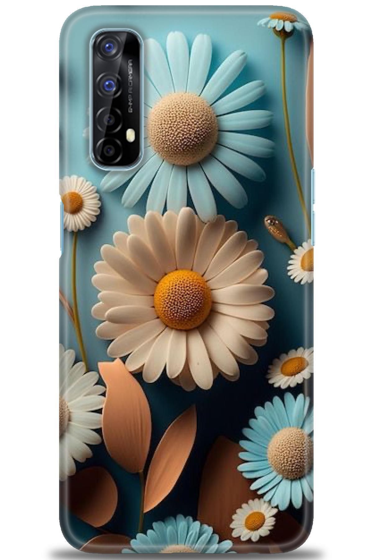 realme 7 İle Uyumlu HD Baskılı Desenli Silikon Kılıf - 535