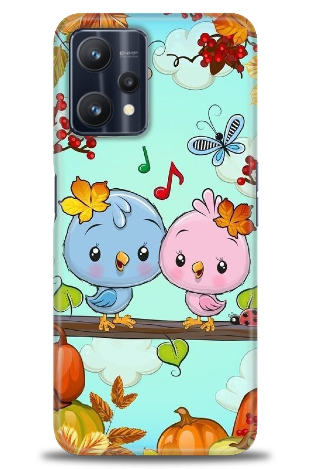 realme 9 Pro İle Uyumlu HD Baskılı Desenli Silikon Kılıf - 387