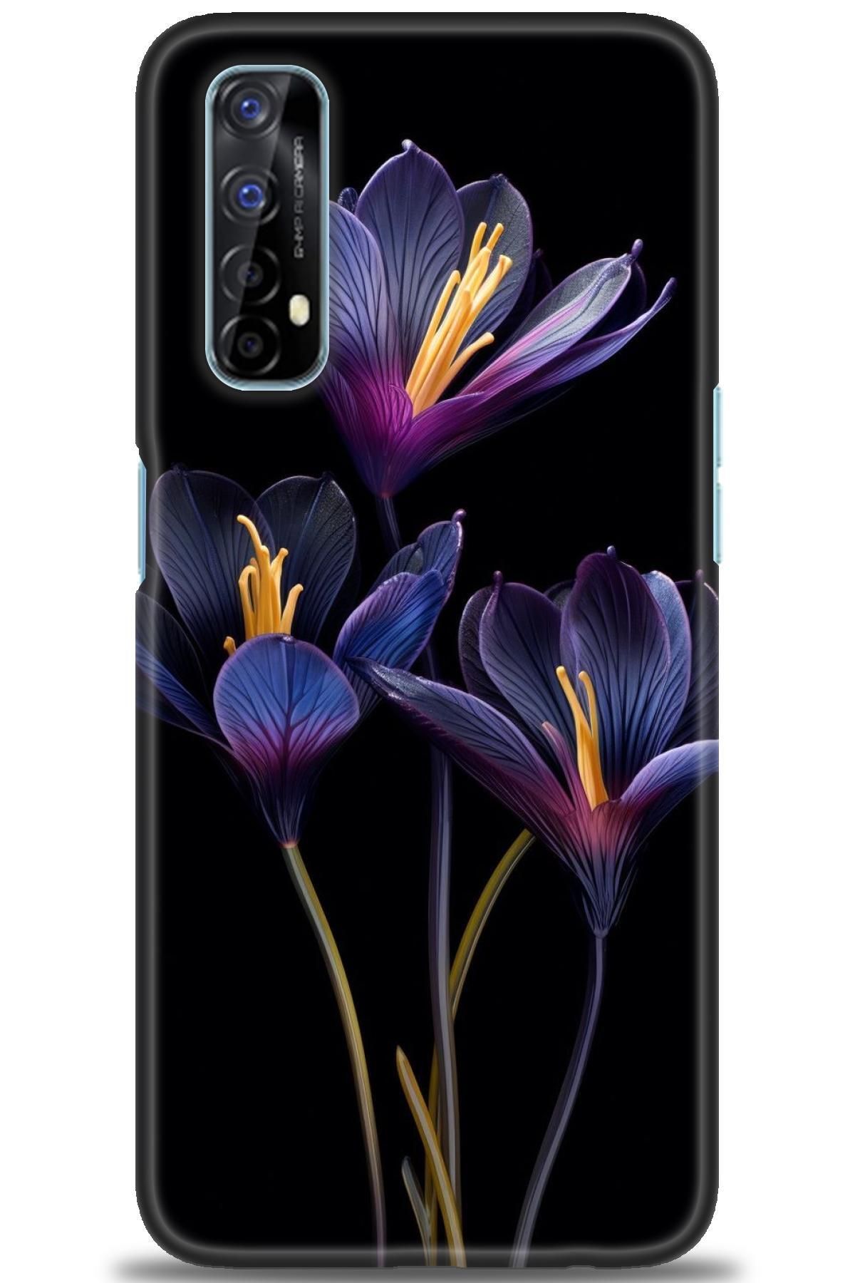 realme 7 İle Uyumlu HD Baskılı Desenli Silikon Kılıf - 412