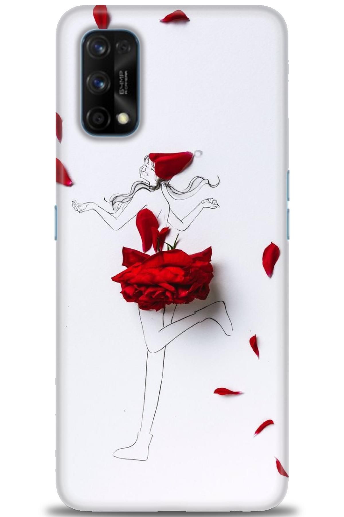 realme 7 Pro İle Uyumlu HD Baskılı Desenli Silikon Kılıf - 735