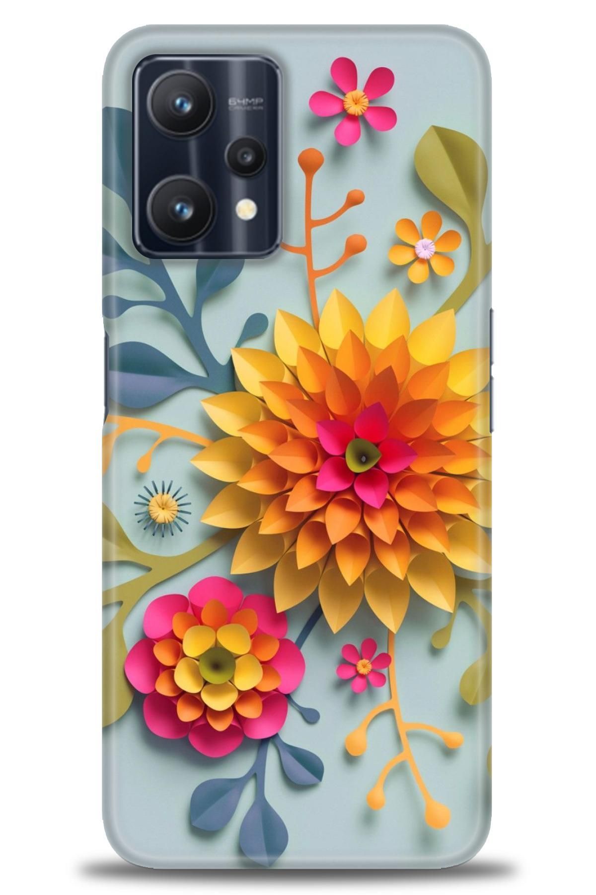 realme 9 Pro İle Uyumlu HD Baskılı Desenli Silikon Kılıf - 345