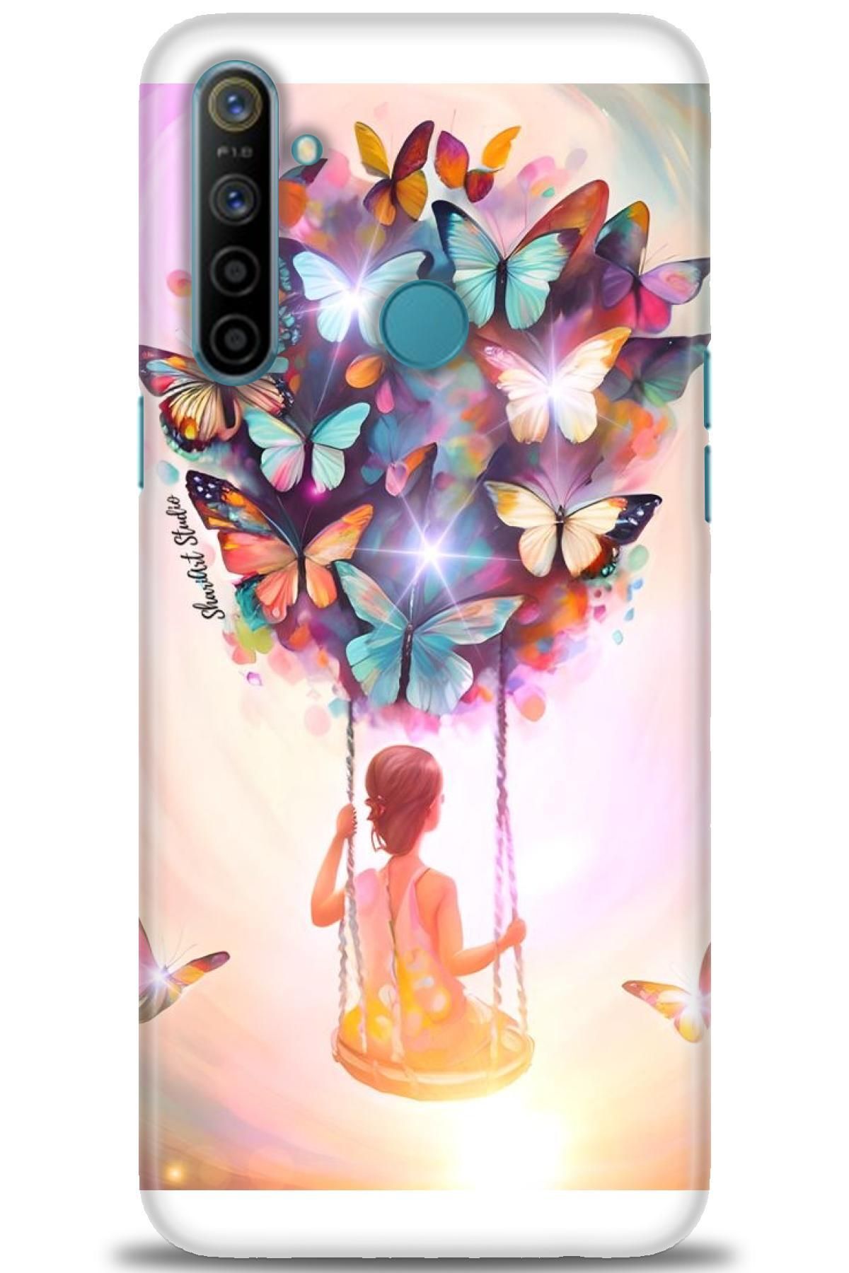 realme 6i İle Uyumlu HD Baskılı Desenli Silikon Kılıf - 931