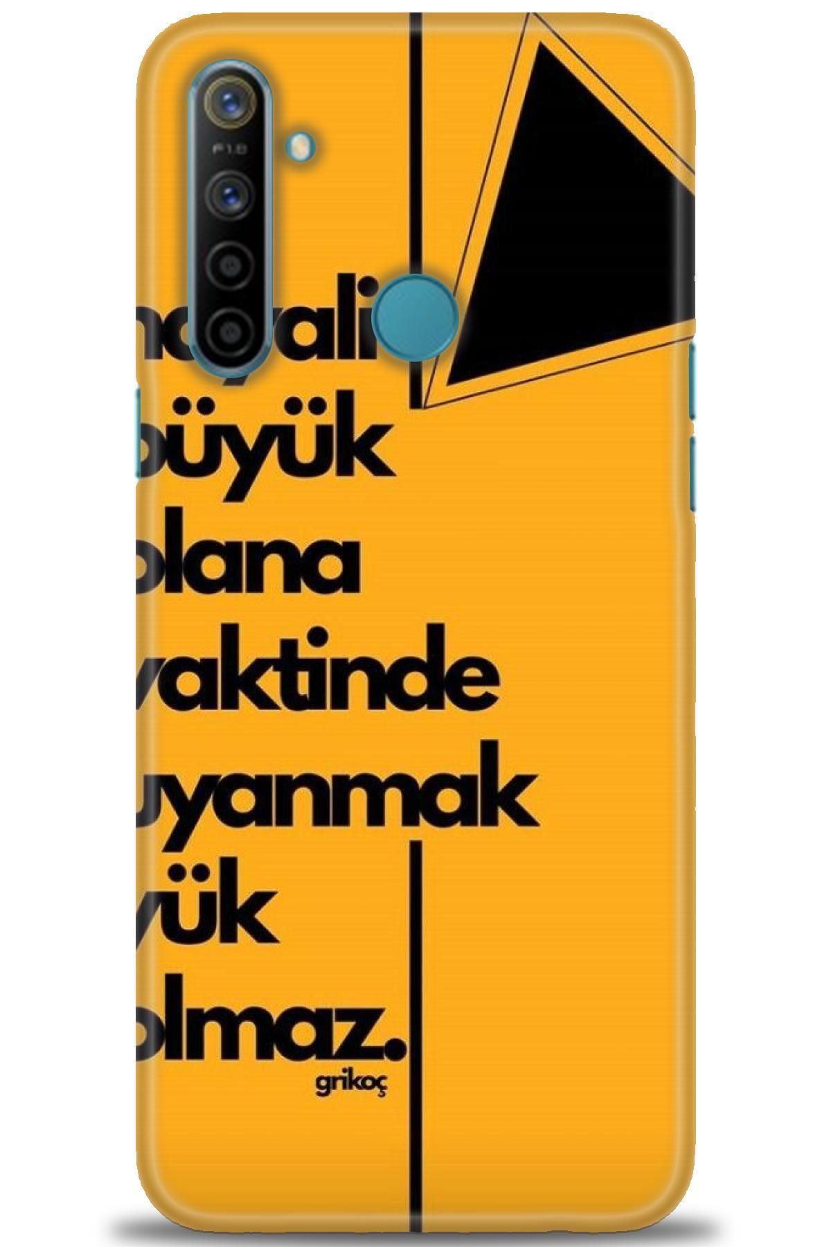 realme 6i İle Uyumlu HD Baskılı Desenli Silikon Kılıf - 474