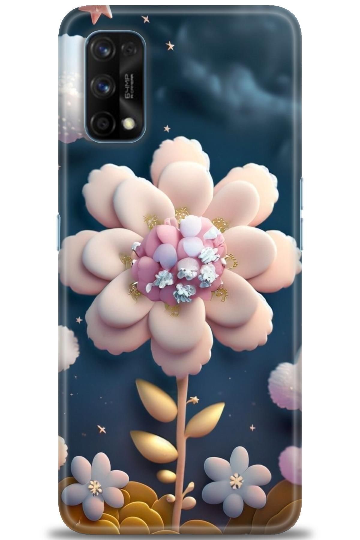 realme 7 Pro İle Uyumlu HD Baskılı Desenli Silikon Kılıf - 343
