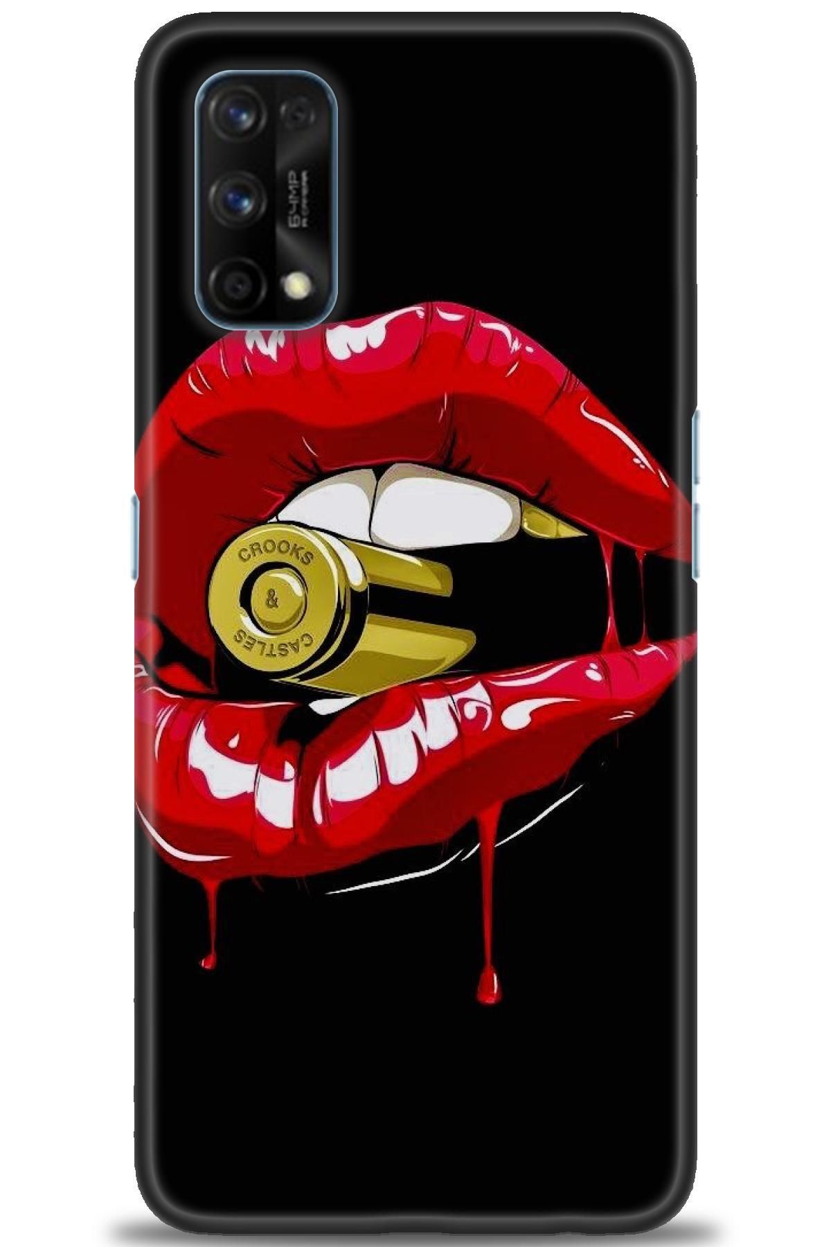 realme 7 Pro İle Uyumlu HD Baskılı Desenli Silikon Kılıf - 793