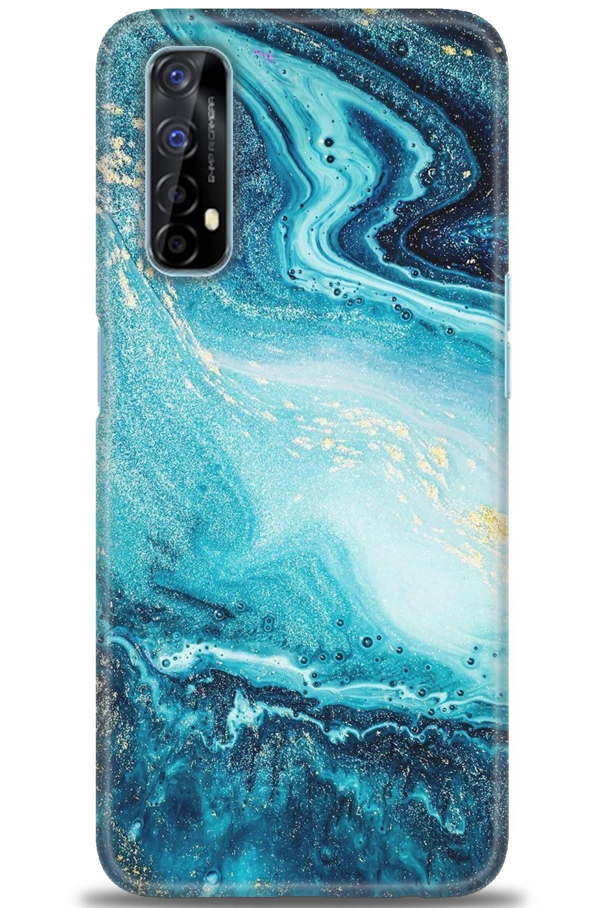 realme 7 İle Uyumlu HD Baskılı Desenli Silikon Kılıf - 217
