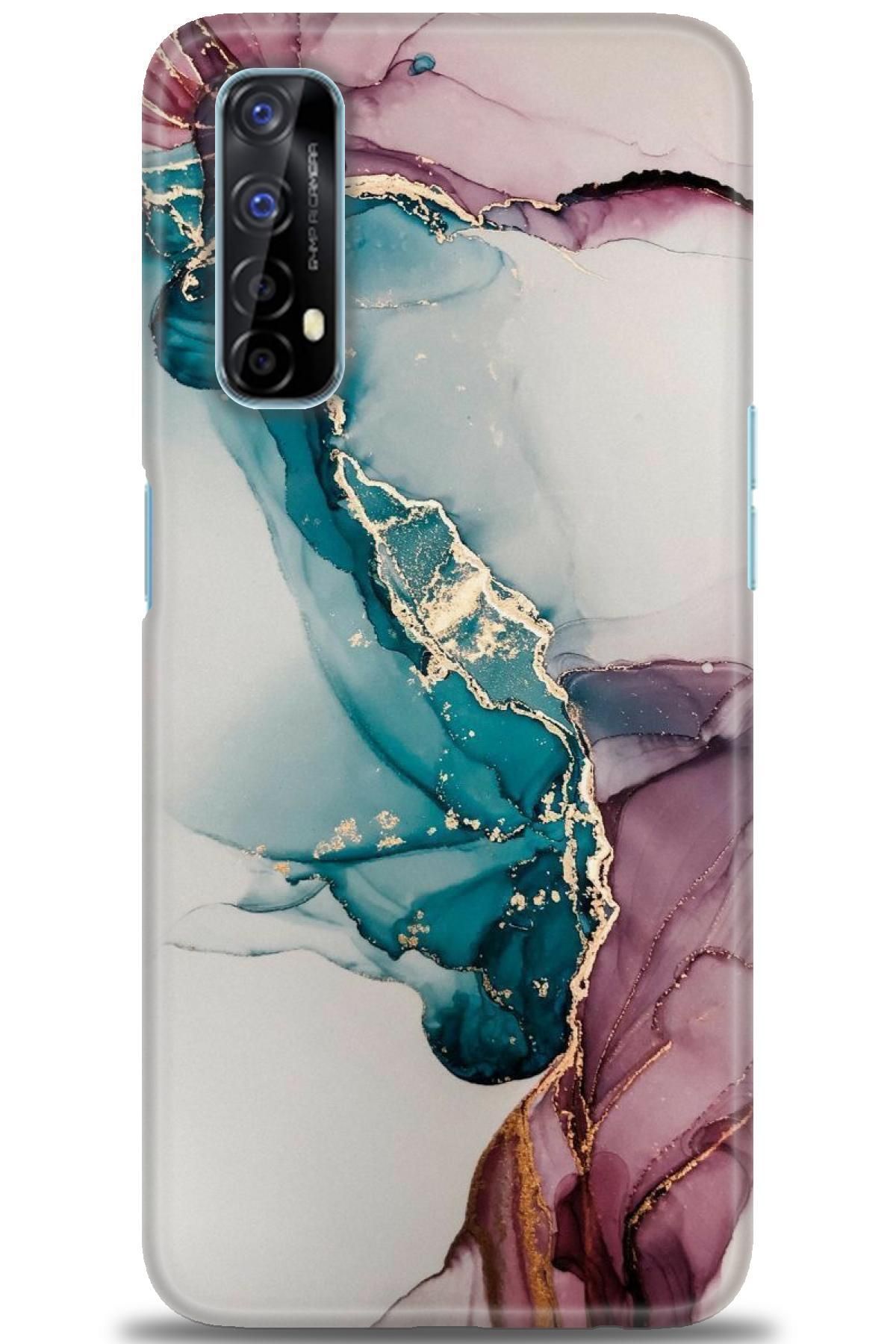 realme 7 İle Uyumlu HD Baskılı Desenli Silikon Kılıf - 410