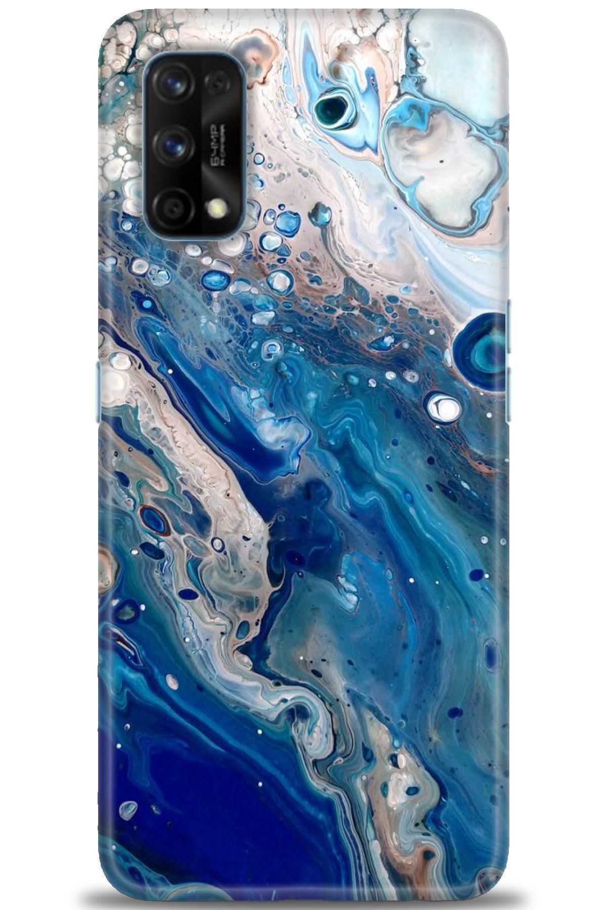 realme 7 Pro İle Uyumlu HD Baskılı Desenli Silikon Kılıf - 220