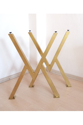 ELA FURNITURE V Metal ayak - Yemek masası - Mutfak masası - Masa ayağı - 2 Ad...