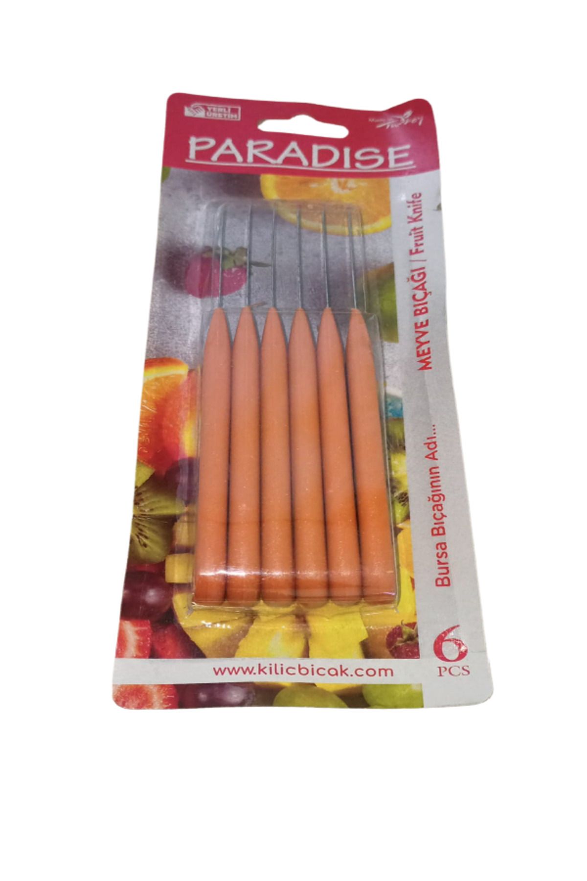 KILIÇ Paradise Meyve Bıçağı 6'lı Set - Kahverengi