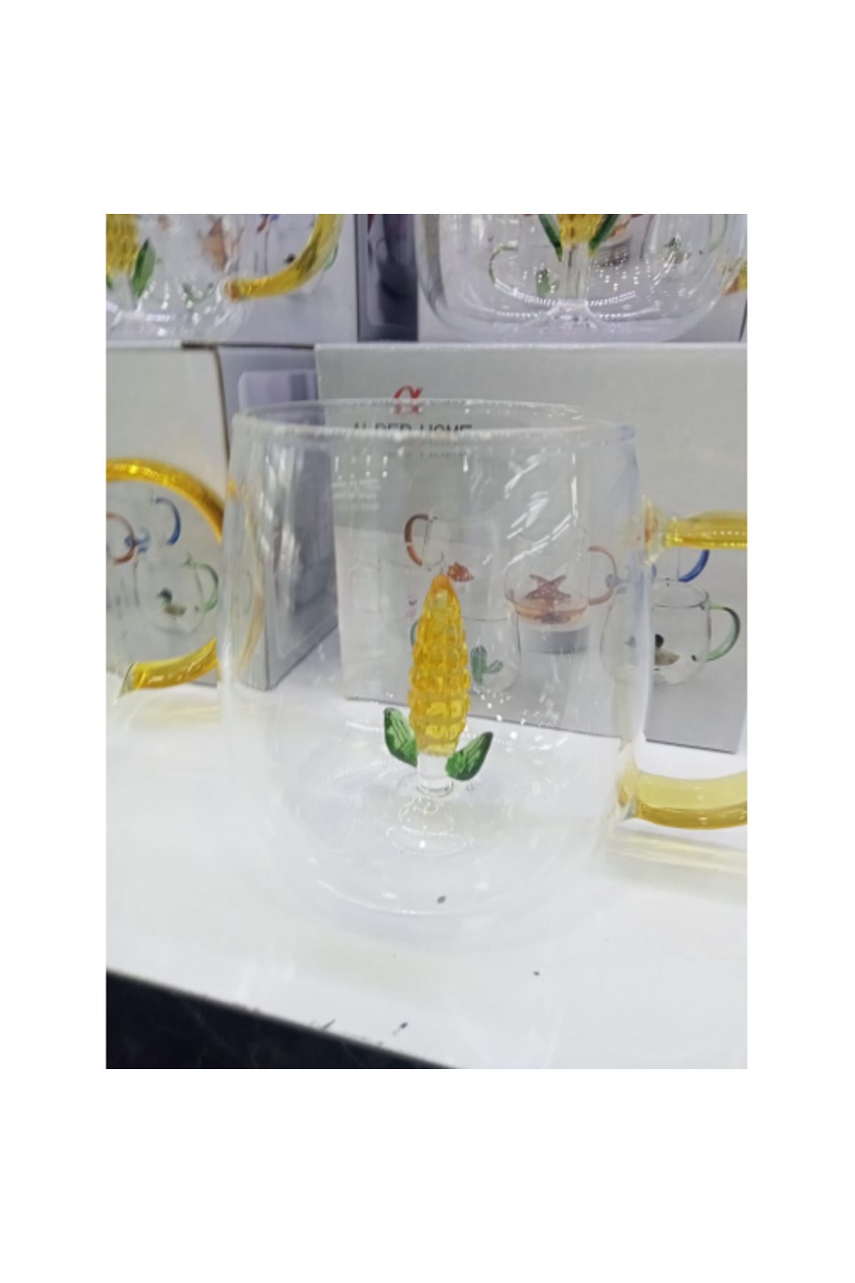 Shop58 3D Mısır Figürlü Kupa Bardak