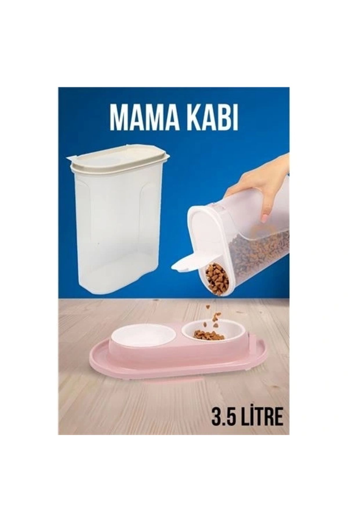 STOREMAX Mama Saklama Kabı Kedi ve Köpek Mama Saklama Kabı