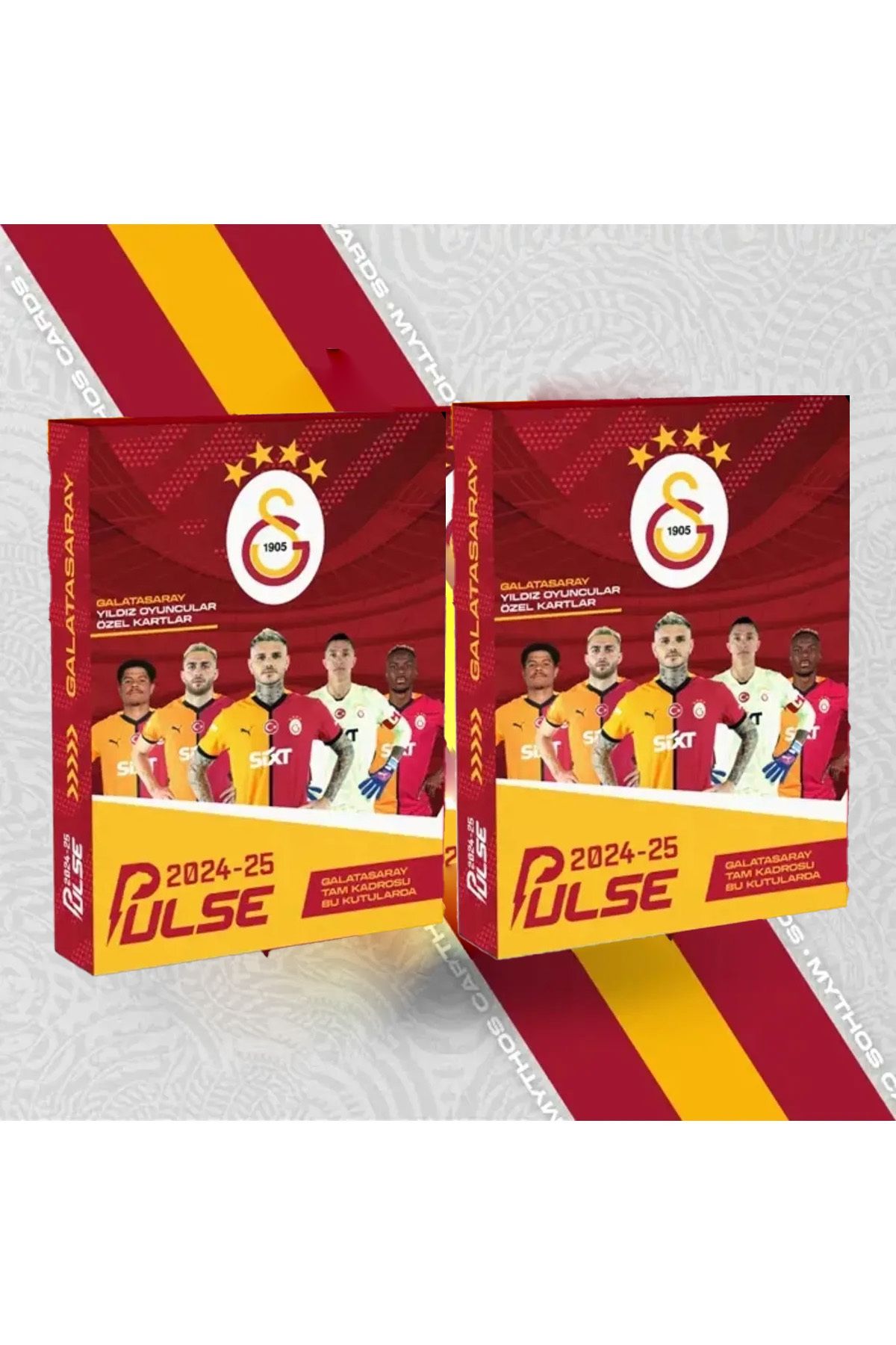 Mythos Cards Galatasaray Futbol Kart Seti 2024/2025 Sezonu 12x2 24 Adetli