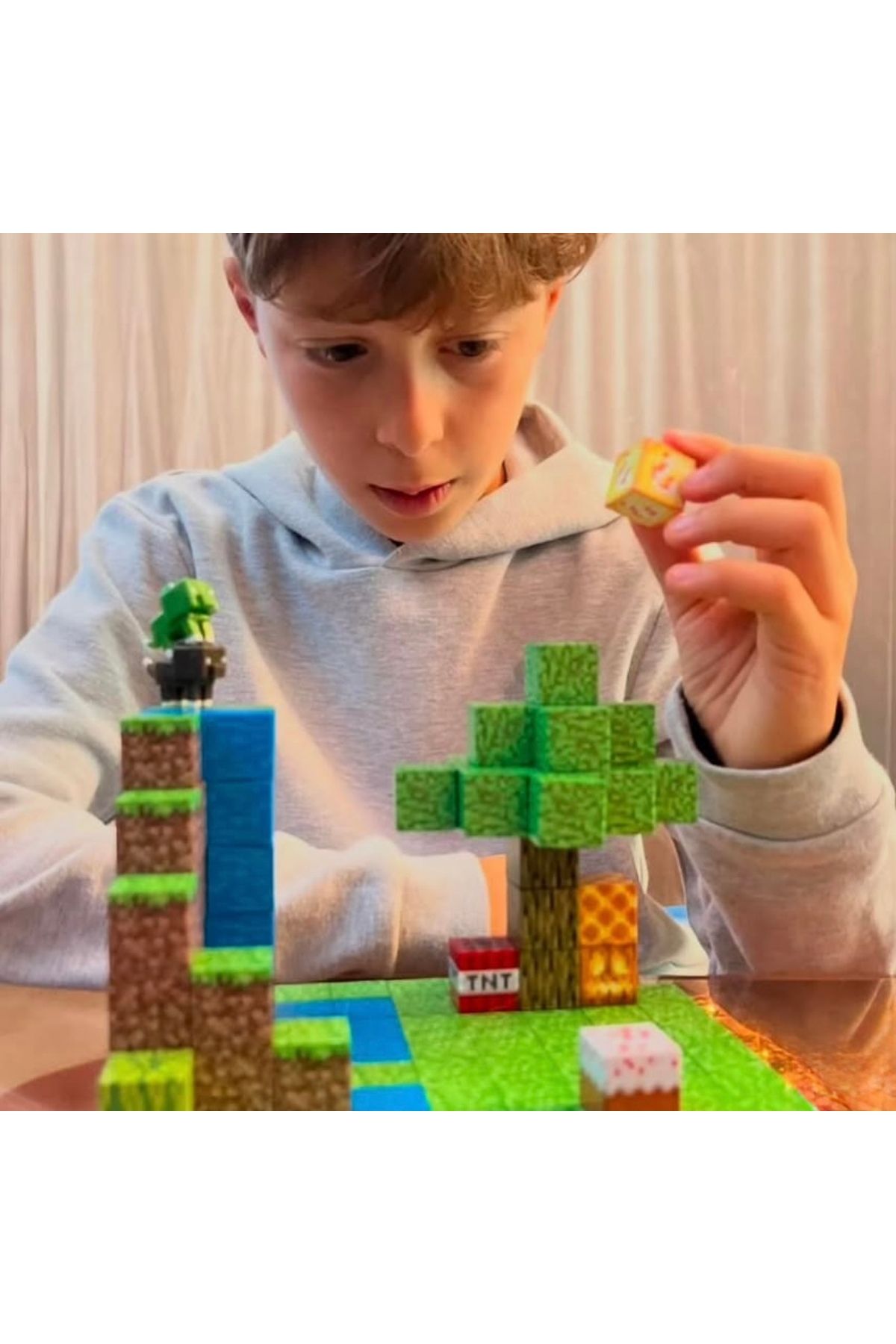 minigimin dolabı Minecraf manyetik blokları (2 karakter ) 100 lu set