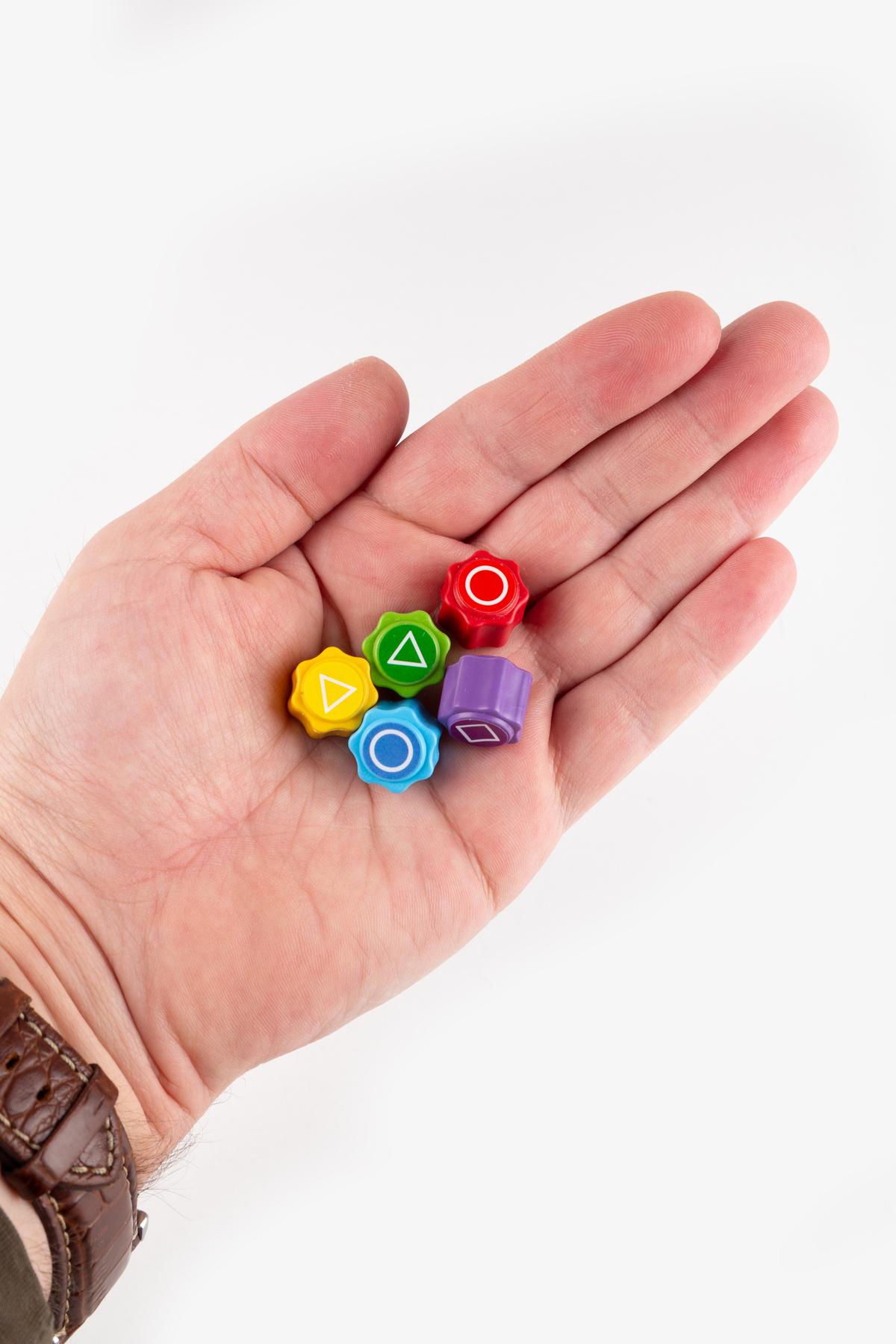 ThinkMaster-Set of 3 Squid 2 Gonggi Game Stone Game Set Five Stone Gonggi Toy Squid Game Colored Stone 5