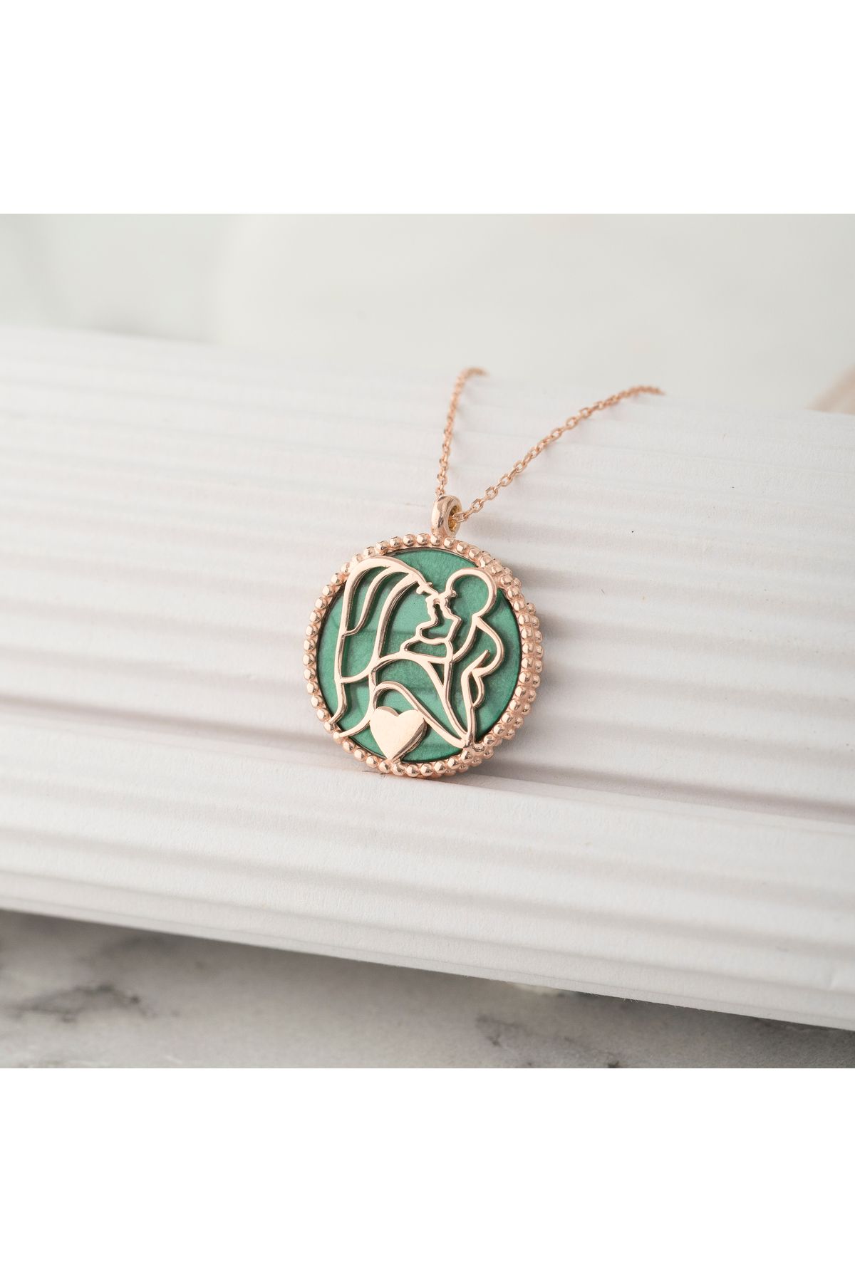 LOTUS JW Anne Bebek Gümüş Kolye | 925 Ayar Gümüş Kolye