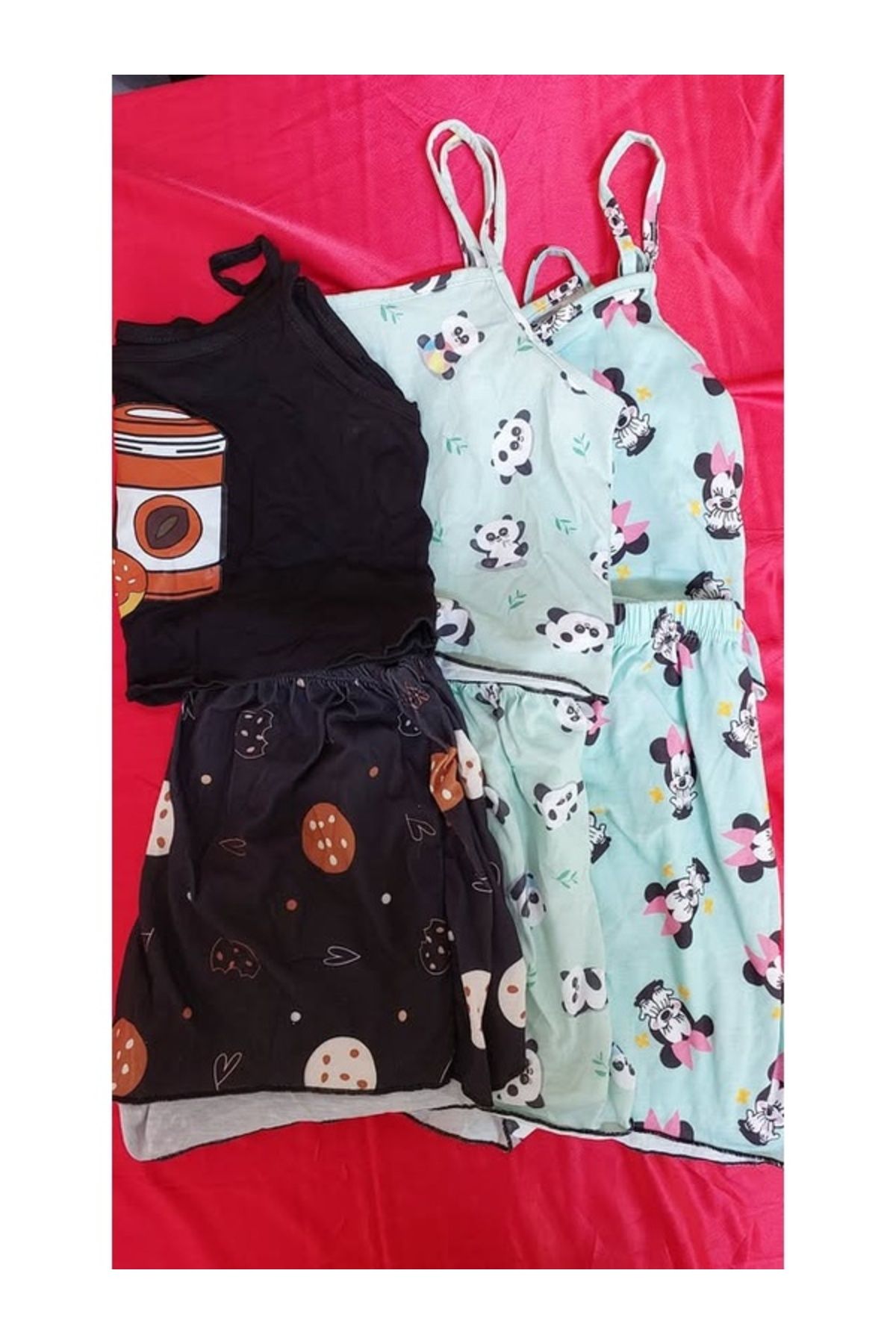 PEMBİŞ HOMEWEAR 3 LÜ ŞORT TAKIMI Kod cat 18