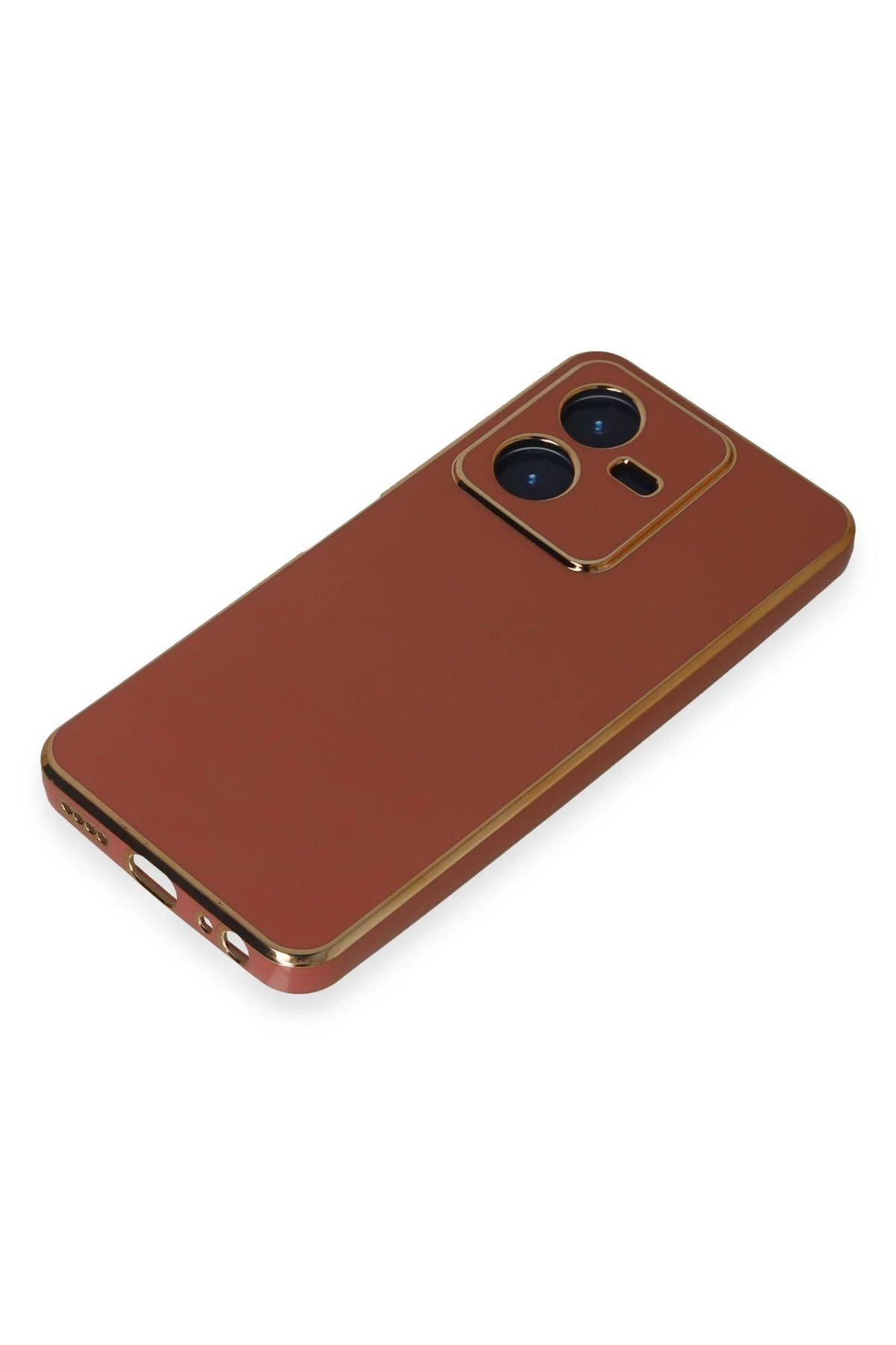 NewFace Vivo Y22 2022 Kılıf Volet Silikon - Kırmızı ZRNET