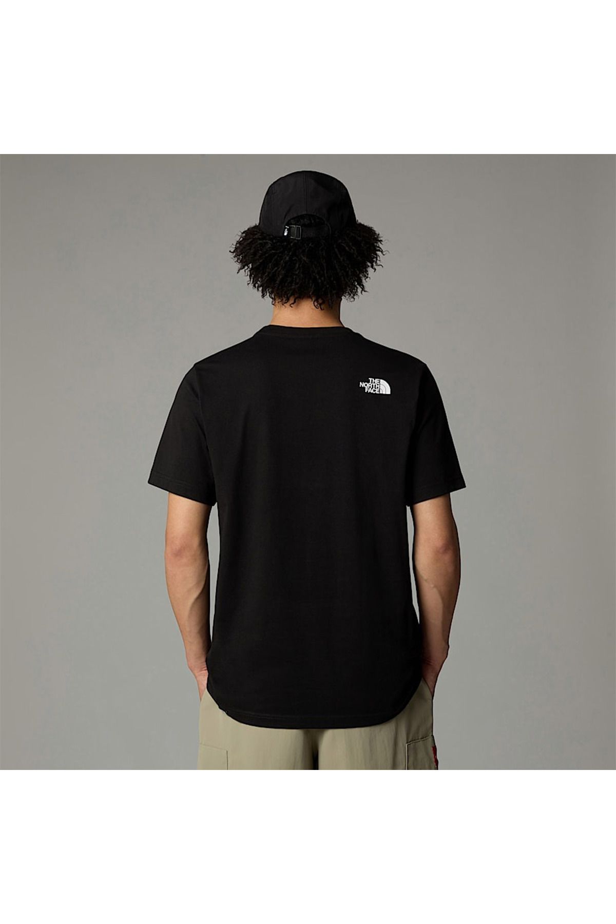 THE NORTH FACE-Tricou negru cu gât rotund pentru bărbați Easy 3