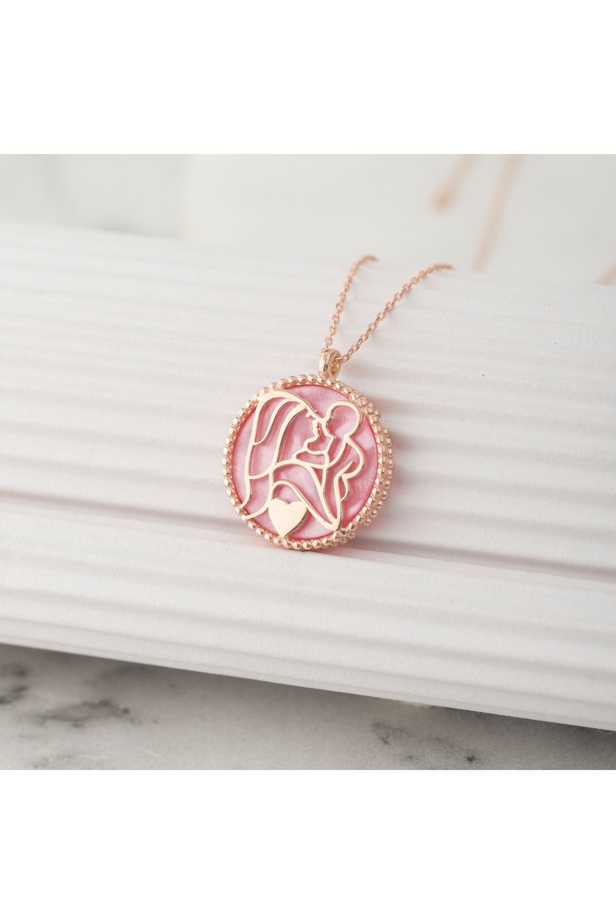 LOTUS JW Anne Bebek Gümüş Kolye | 925 Ayar Gümüş Kolye