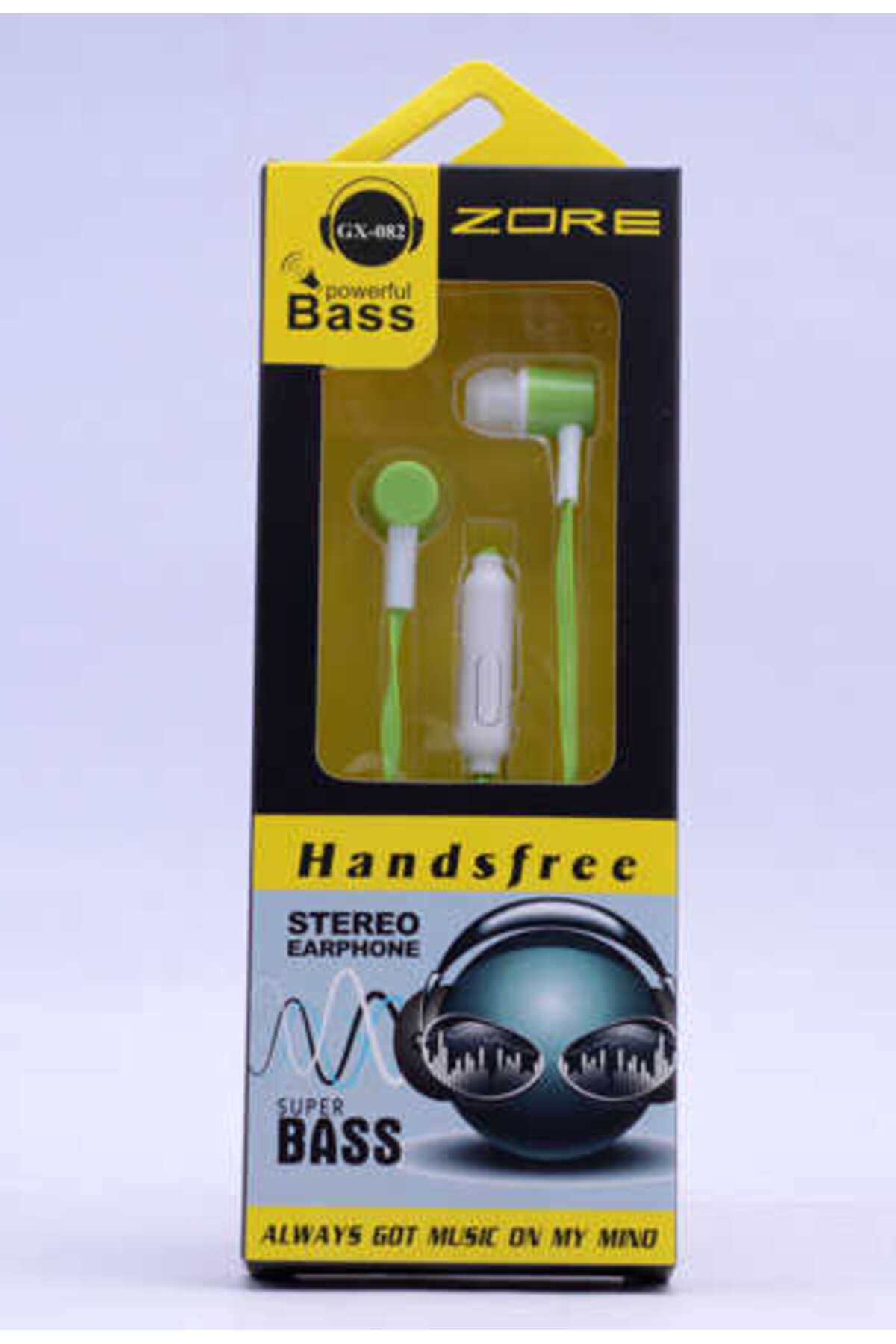 HTstore Zore GX-082 Mp3 Stereo Kulaklık-Yeşil
