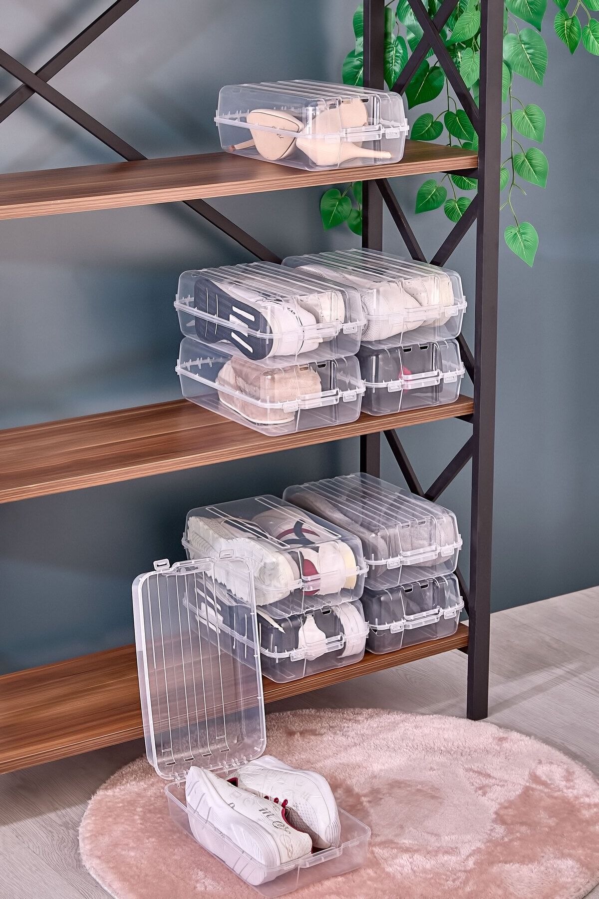 ASlife Home 10 Adet Kadın Ayakkabı Kutusu