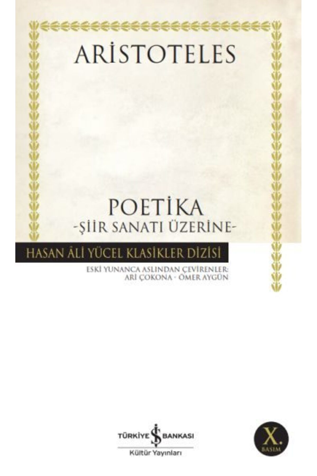 Destek Yayınları Poetika Şiir Sanatı Üstüne Hasan Ali Yücel Klasikleri