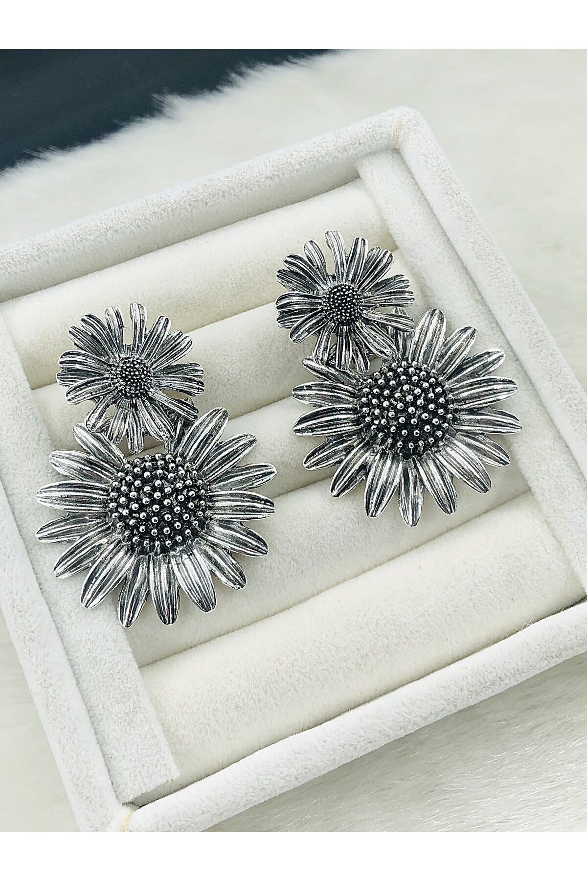 DS DİAMONDSHOP-Earrings Flower Model New Season Bykp- 202505887 3