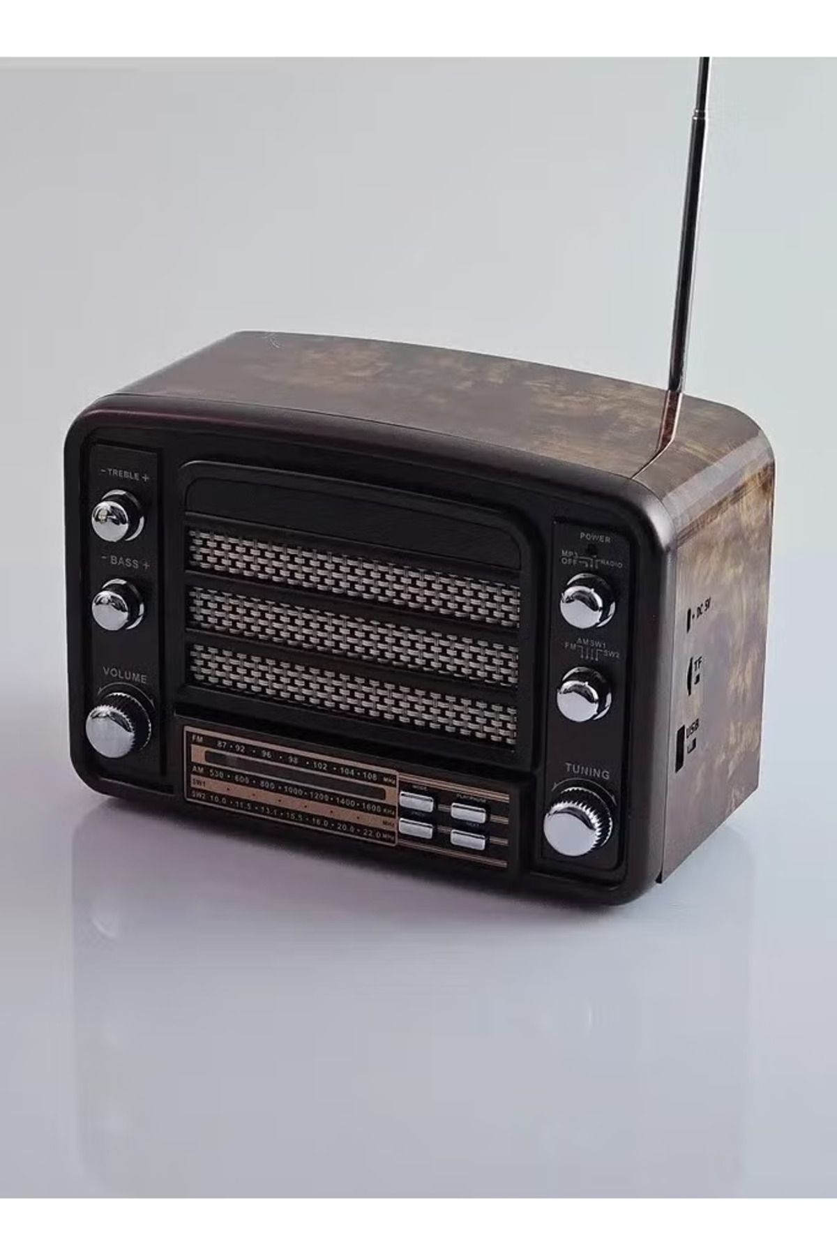 Denx-Dx2439 Rechargeable Hi-fi Radio With Remote Control, Large Capacity Battery 8