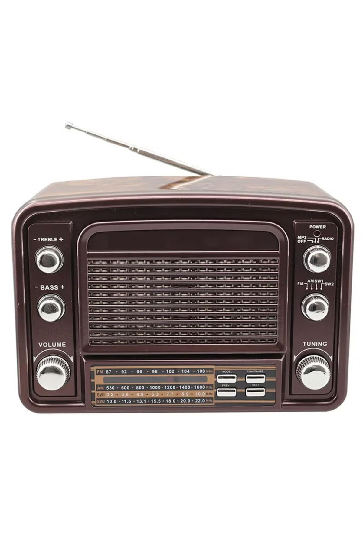 Denx-Dx2439 Rechargeable Hi-fi Radio With Remote Control, Large Capacity Battery 7