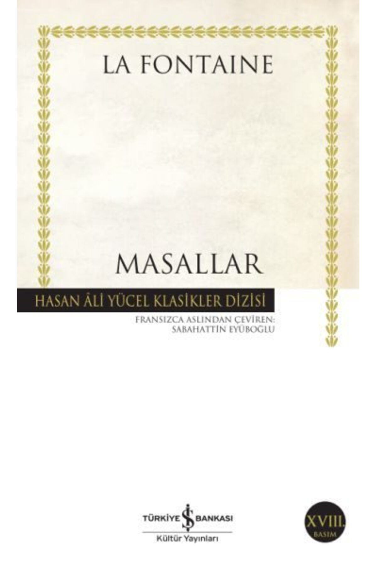 Destek Yayınları Masallar La Fontaine Hasan Ali Yücel Klasikleri