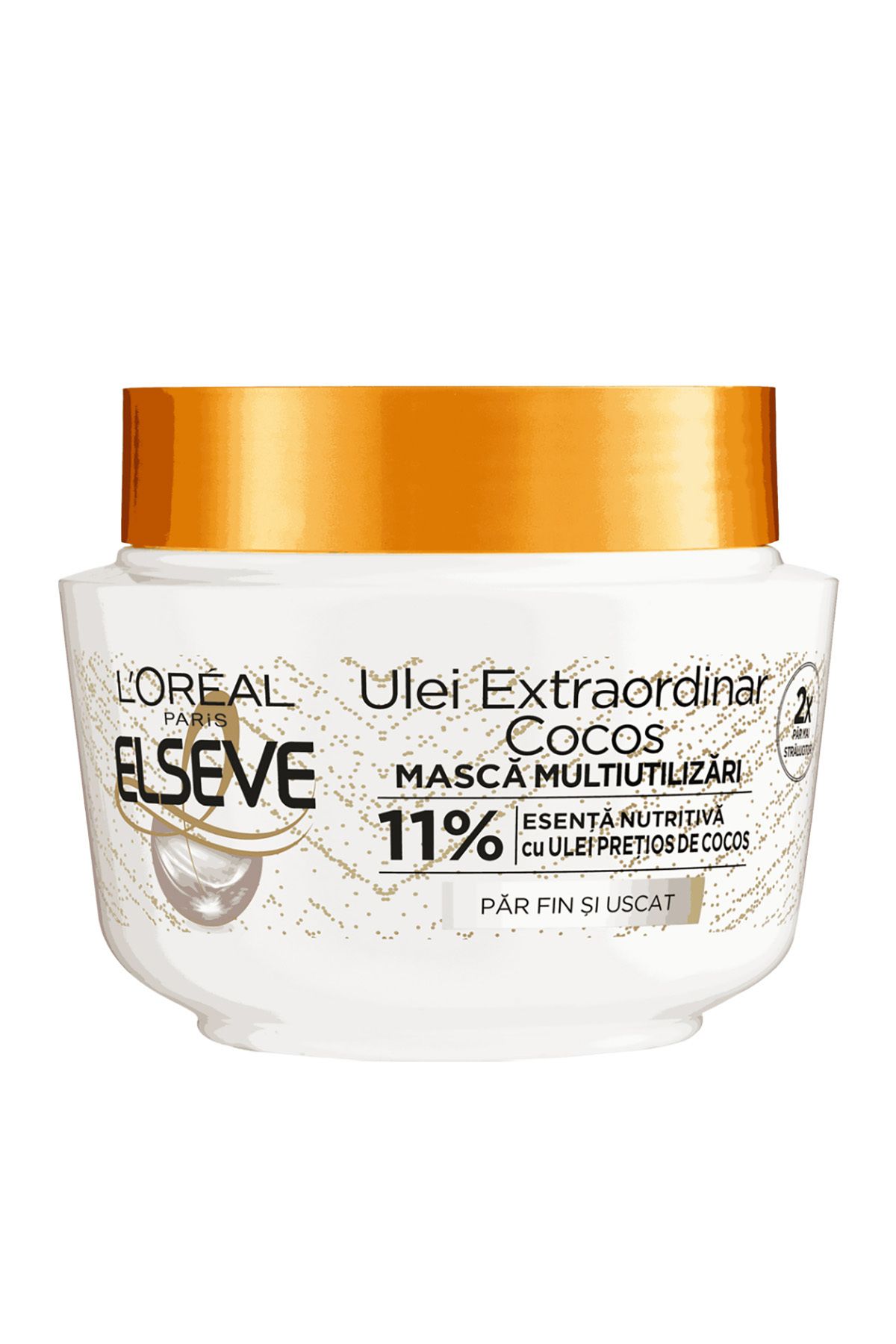 L'oreal Elseve Mask Extraordinary Coconut Oil, 300ml Femeie - Mărime unică