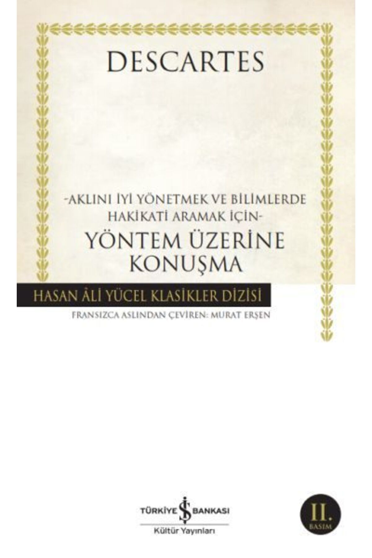 Destek Yayınları Yöntem Üzerine Konuşma Hasan Ali Yücel Klasikleri