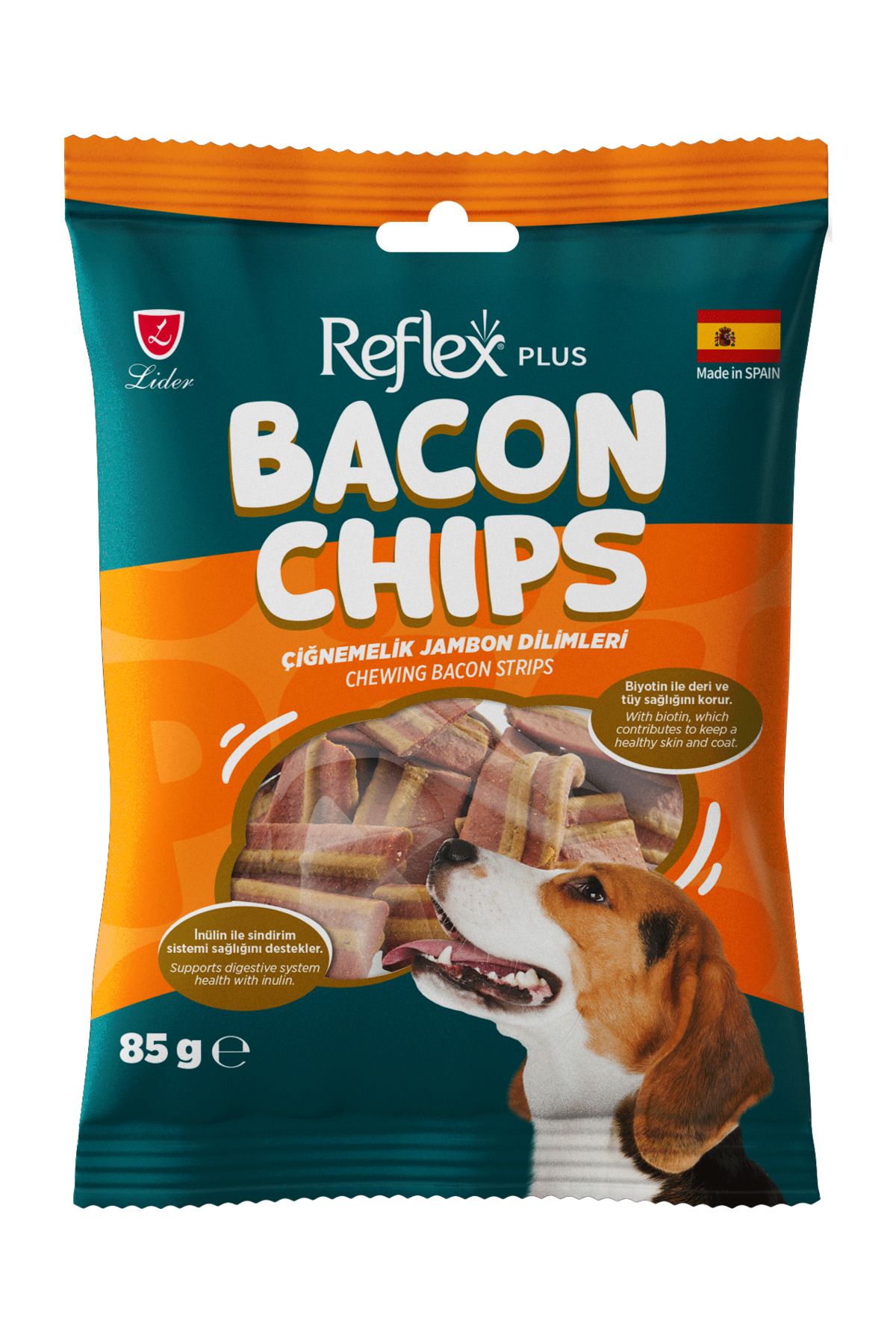 Reflex Bacon Chips / Çiğnemelik Jambon Dilimleri Yetişkin Köpek Ödül Maması