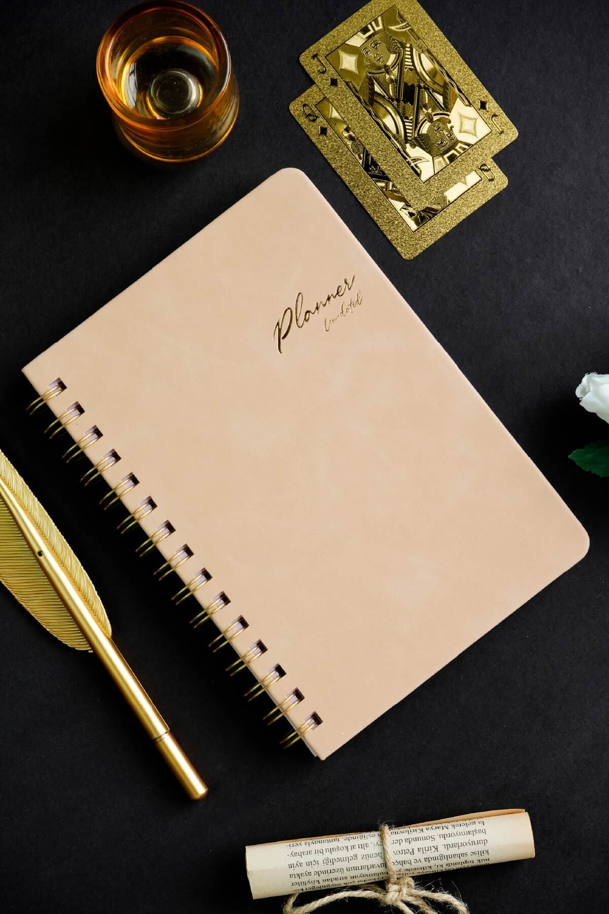 Victoria's Journals Vegan Tarihsiz Planlayıcı İnglizce A5 100gr 176 Sayfa