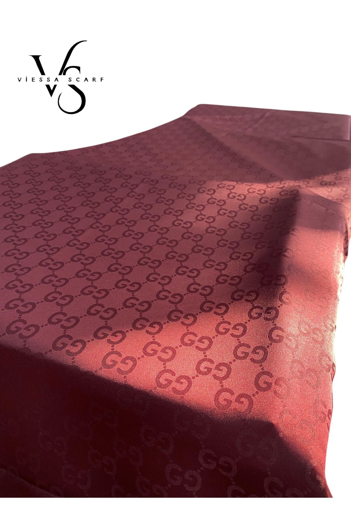 VİESSA SCARF JAKAR ŞAL BORDO SERİSİ