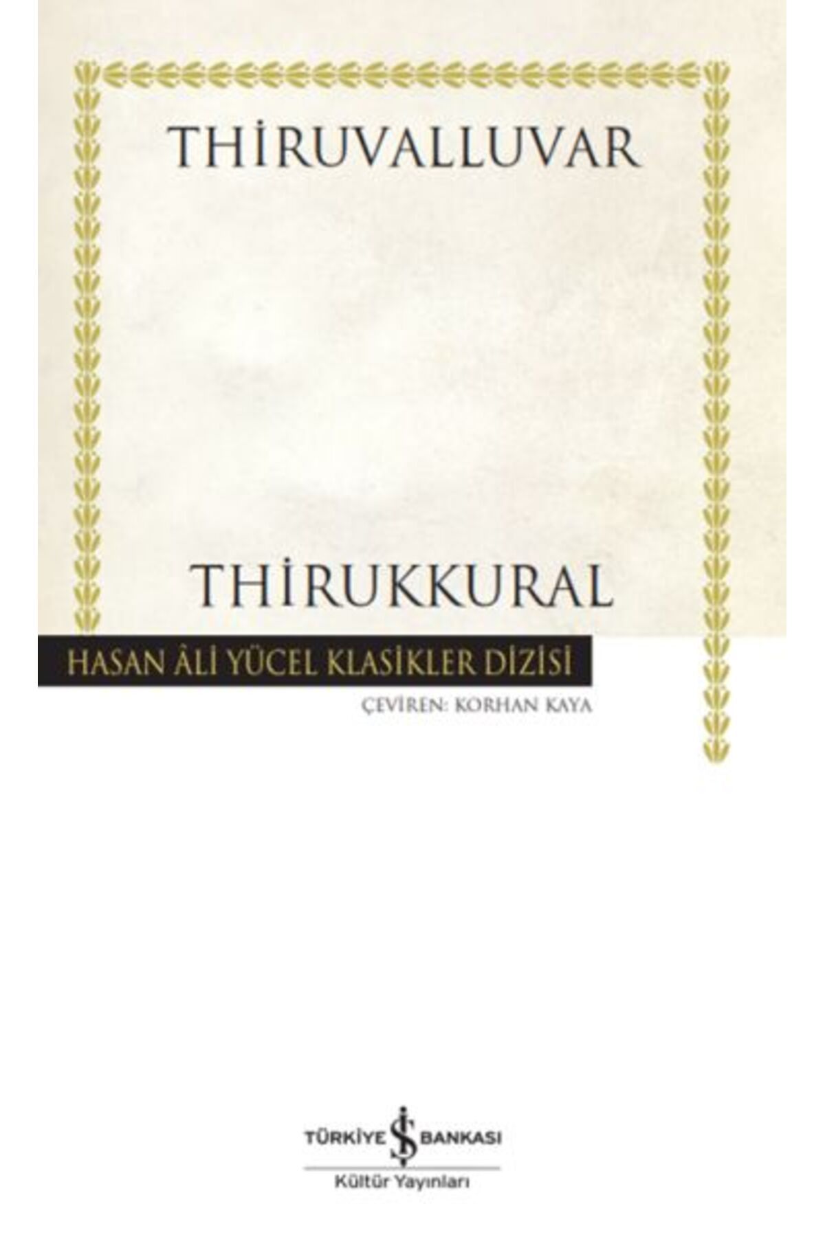 Destek Yayınları Thirukkural Hasan Ali Yücel Klasikleri