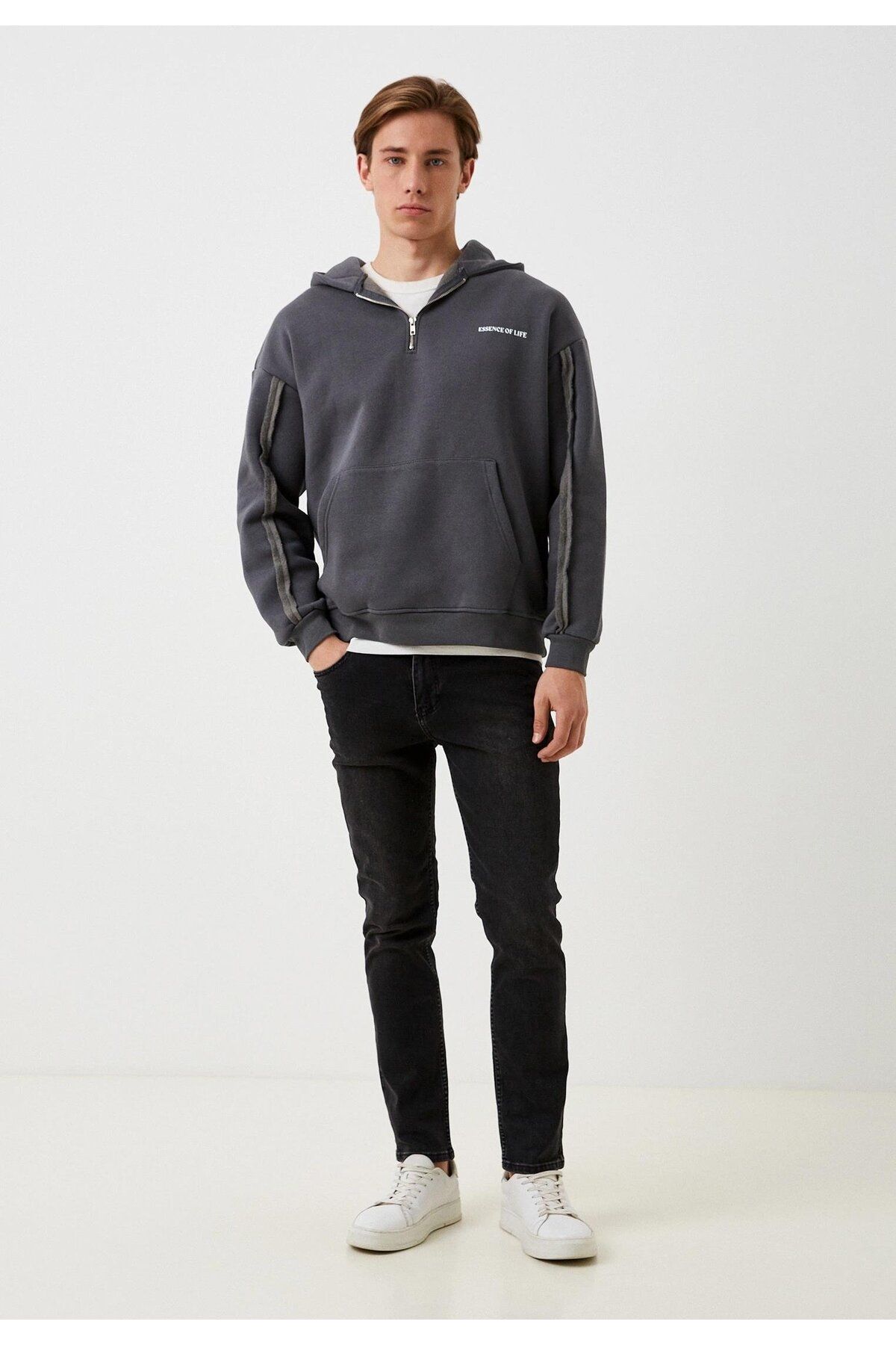 Ncs Jeans Erkek Kot Pantolon Regular Fit Siyah Düz Paça 5 Cepli Jean NCS JEANS 505 2094