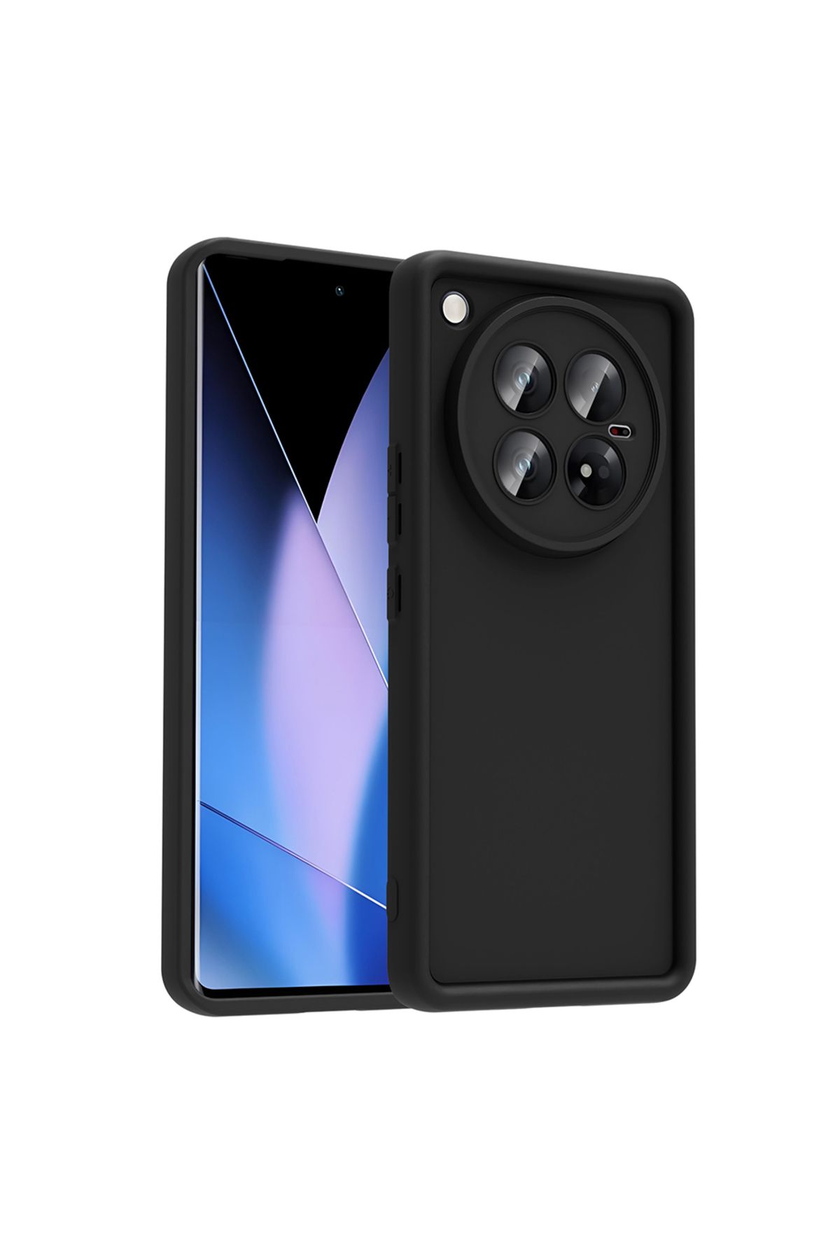 HTstore İnfinix Zero 40 5G Kılıf Kamera Korumalı Zore Ananas Kapak-Siyah