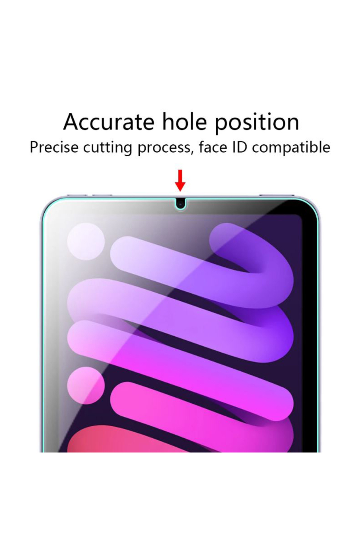 REDz Accessories-Folie de sticlă securizată pentru iPad Mini 6/7, transparentă 4