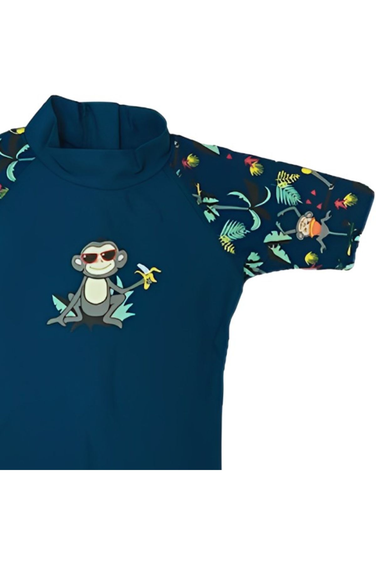 Banz-Swimwear / Swimming for babies and children, UPF50+ Sun Protection, Navy Jungle, 12-18 luni 3
