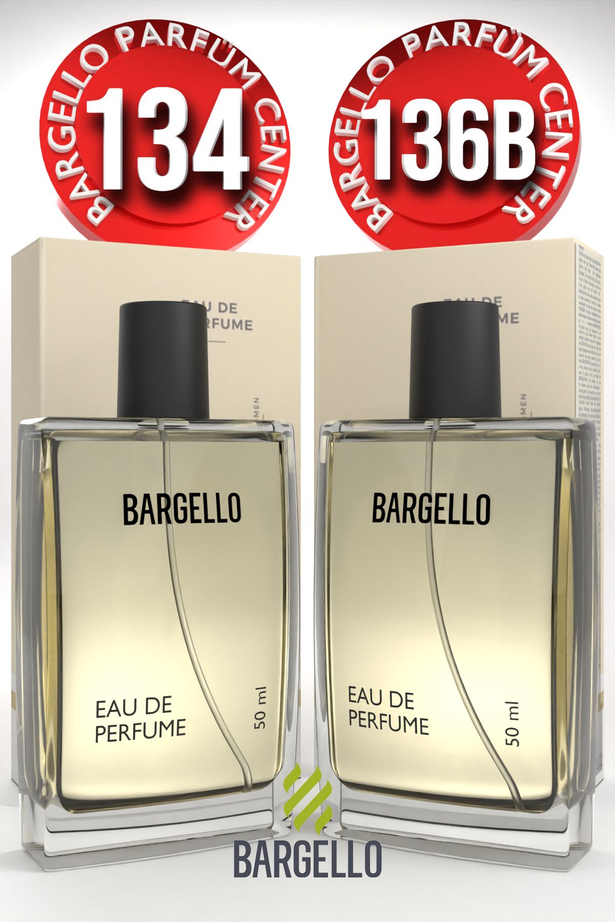 Bargello 134 Kadın Parfüm Oriental 50 ML EDP + Bargello 136B Kadın Parfüm Fresh 50 ML EDP