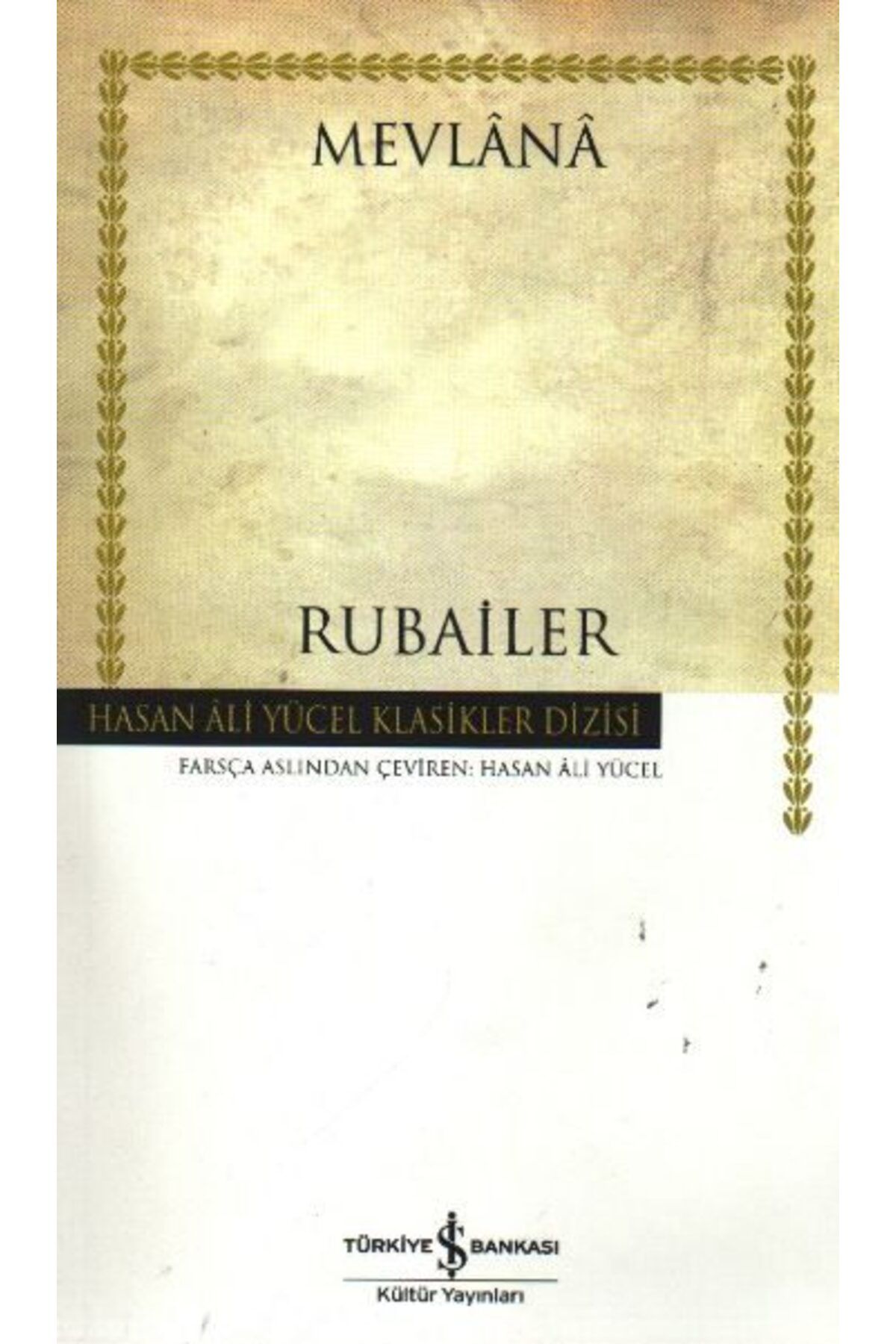 Destek Yayınları Rubailer Mevlana Hasan Ali Yücel Klasikleri